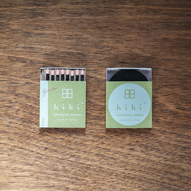 10分鐘香薰火柴 garden. 系列 (牡丹 Peony・8支裝)｜hibi