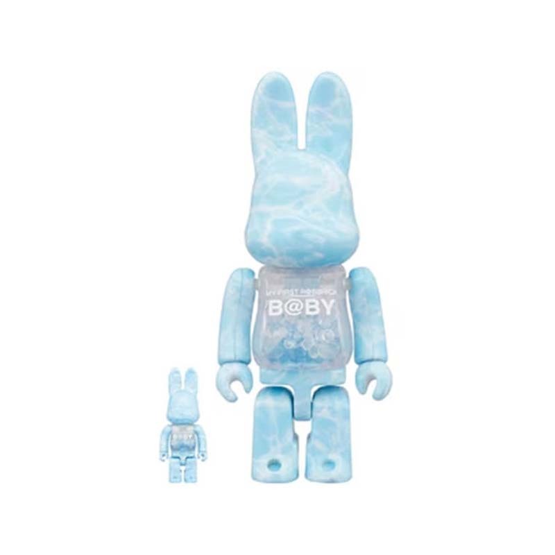 Be@rbrick - My First Water Crest Rabbrick 400%+100%  庫柏力克熊 BE@RBRICK-32 [台灣現貨]