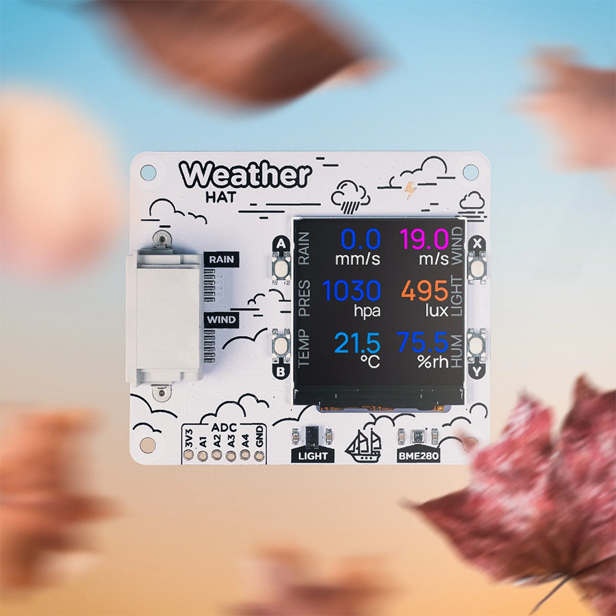 Weather HAT 板 天氣擴充板 適用樹莓派 Raspberry pi