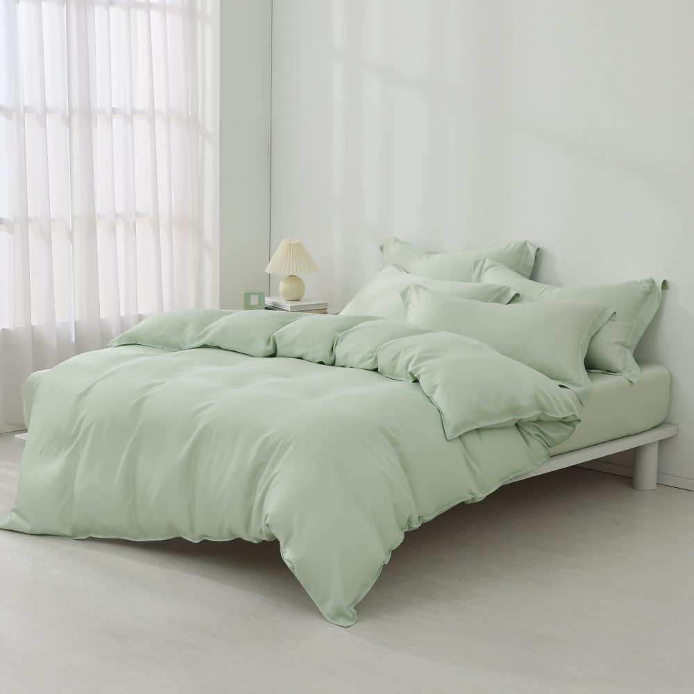 60支天絲｜100%萊賽爾｜茉緗綠｜單品&床包被套組