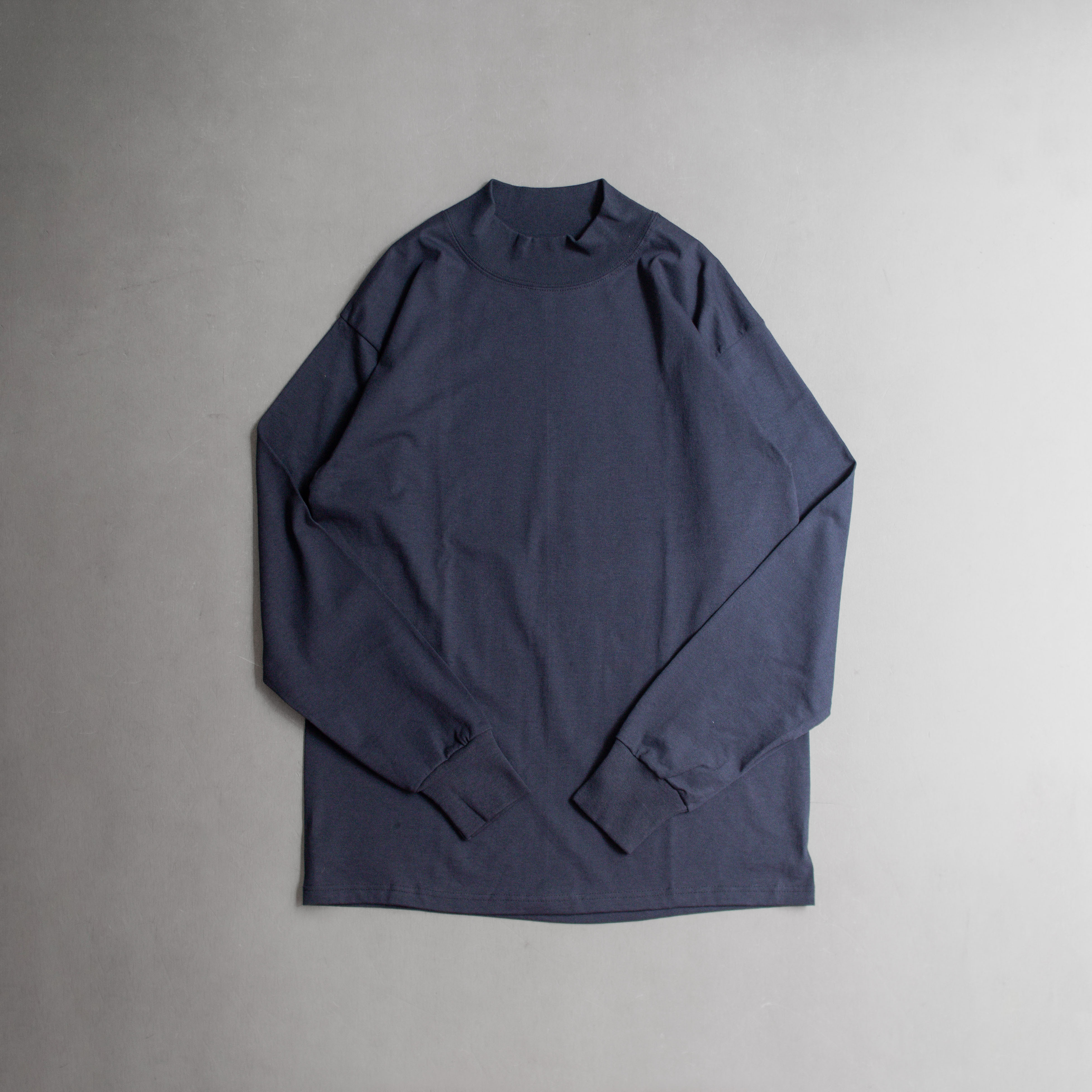 LIFEWEAR 5.5OZ MOCKNECK TEE 美國製 5.5盎司 半高領 素面 長袖 T恤