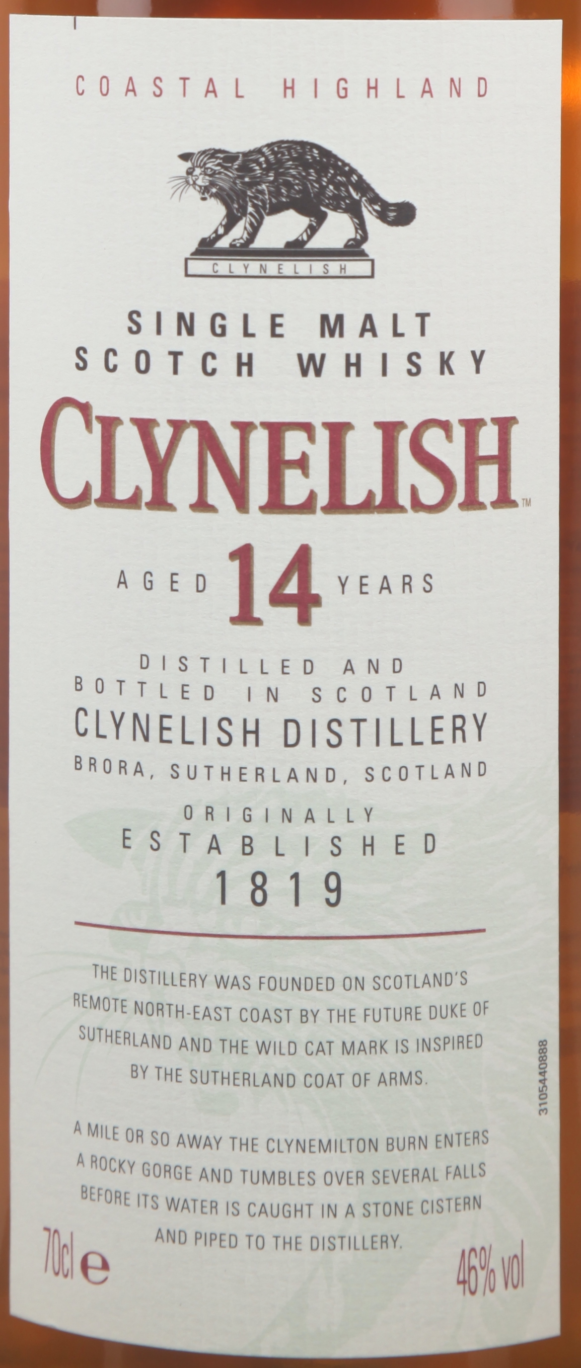 Clynelish 14 Year Old Single Malt Scotch Whisky 46%
