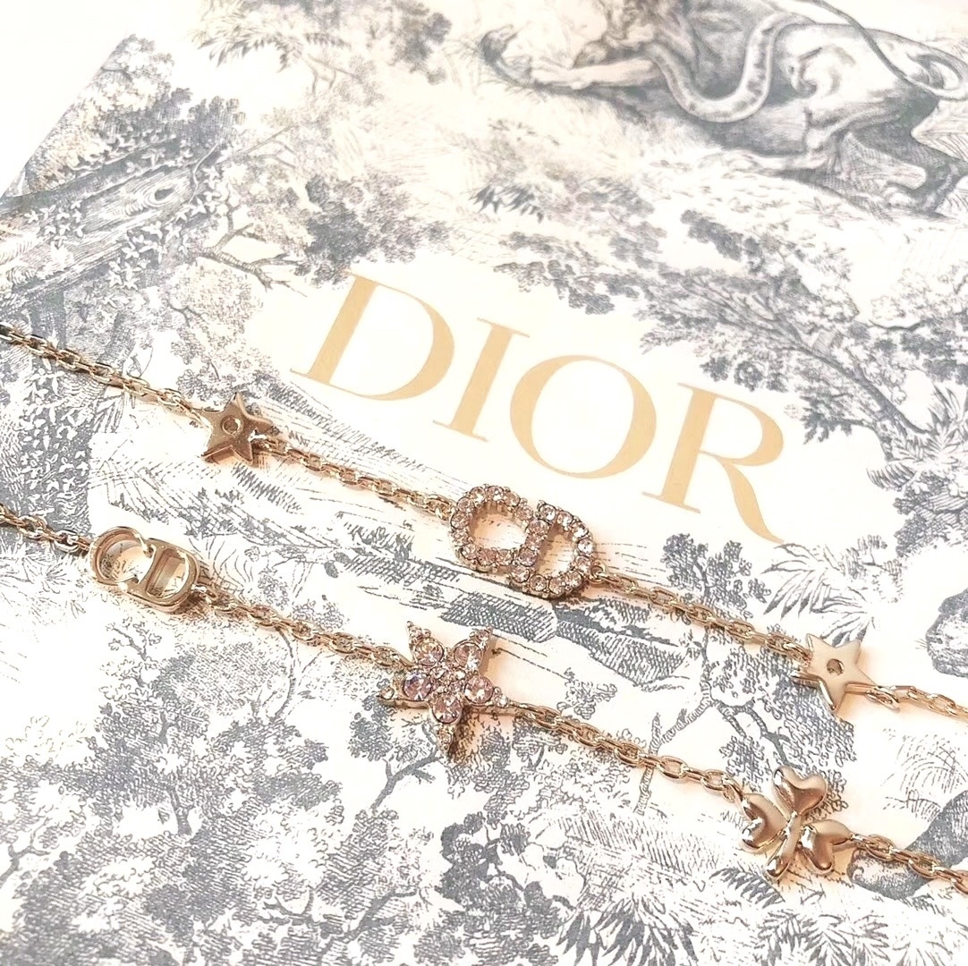 Clair D Lune滿鑽星空幸運草CD二件套定製手鍊