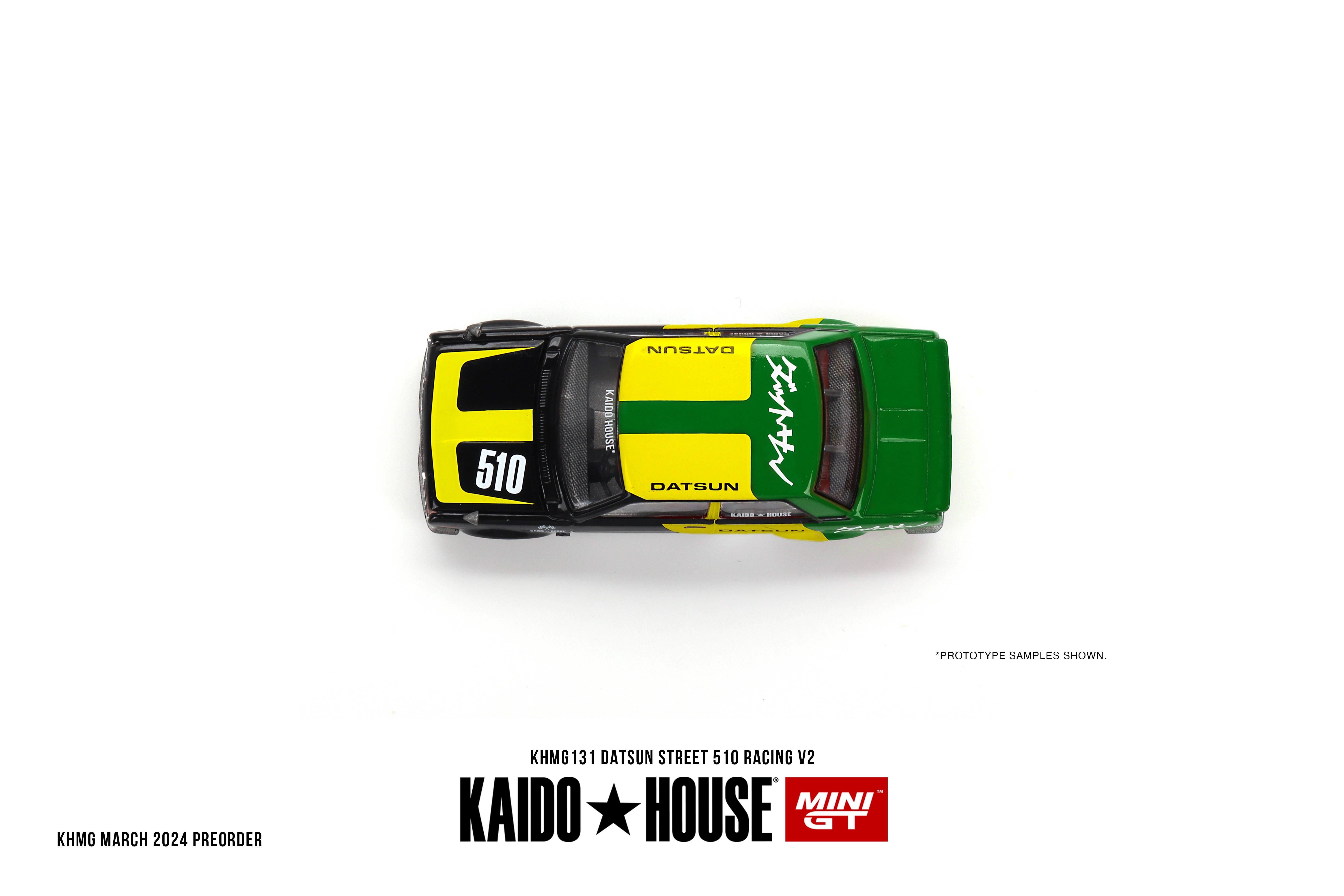 Mini GT 1/64 [Kaidohouse x MINI GT] Datsun Street 510 Racing V2
