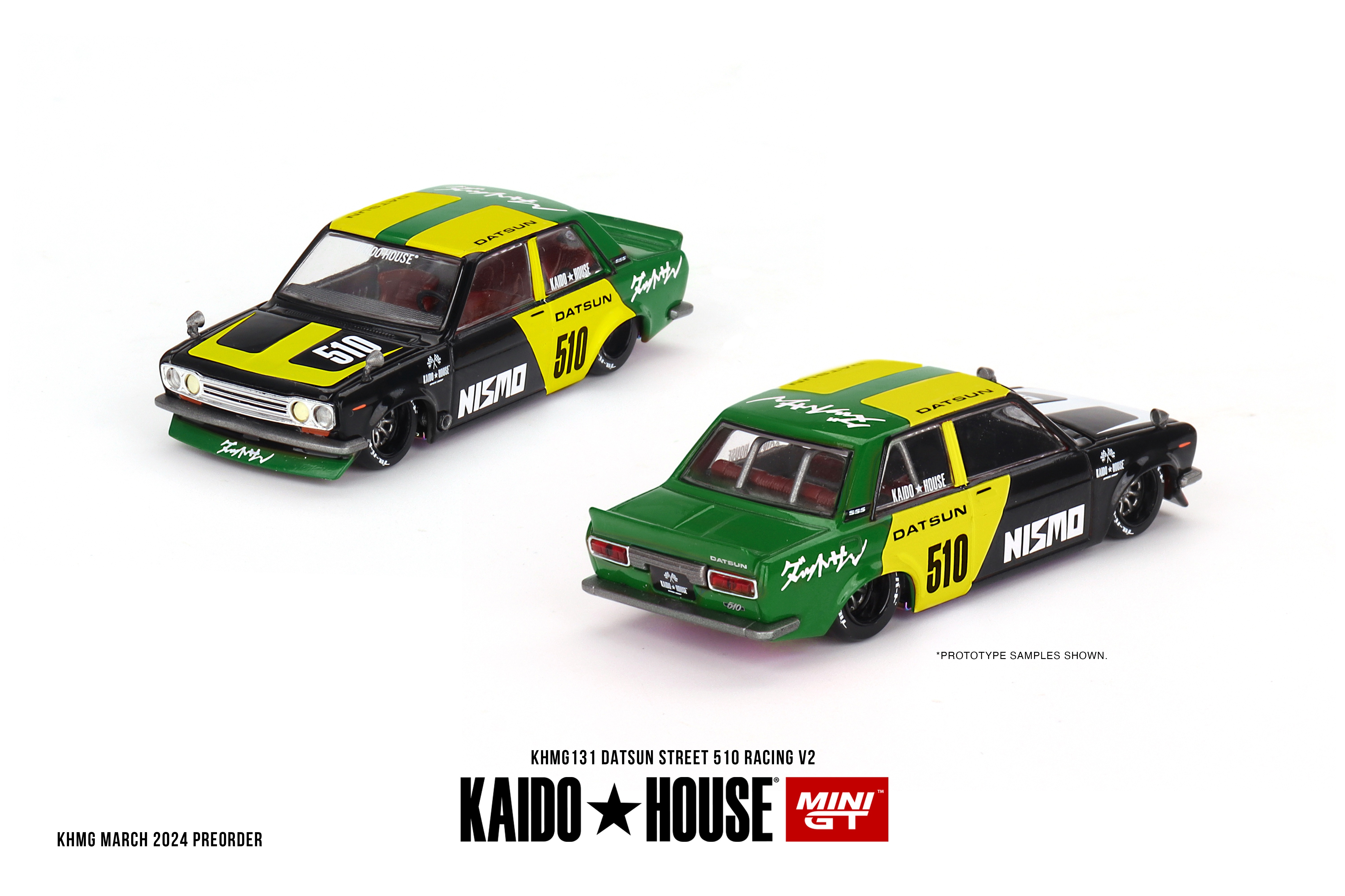 Mini GT 1/64 [Kaidohouse x MINI GT] Datsun Street 510 Racing V2