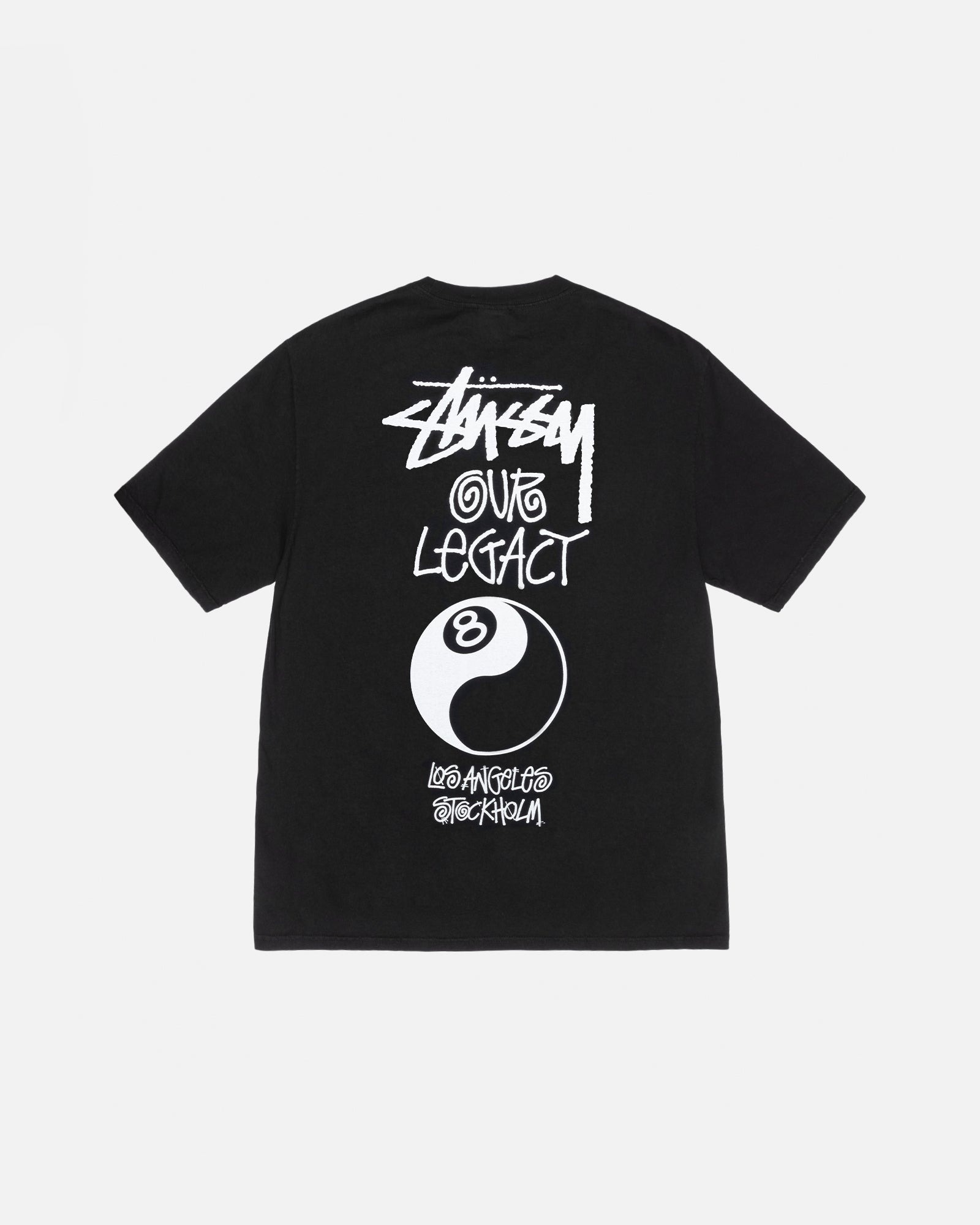 2024AW STUSSY OUR LEGACY 8 BALL YIN YANG PIG DYED TEE 短T 現貨