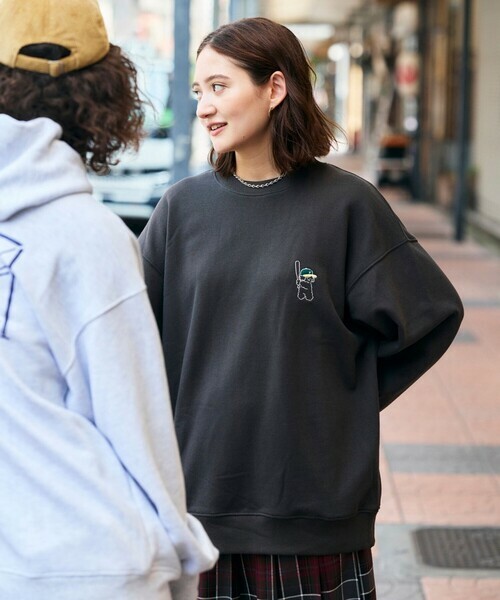 tombonia / Baseball Graphic Back Print Sweatshirt