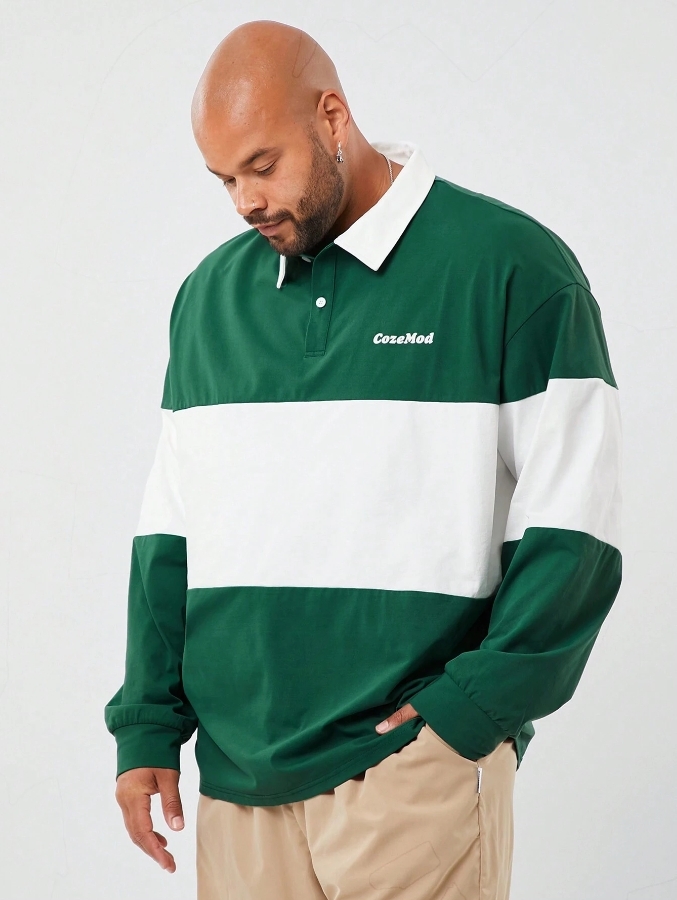 KADMAX大尺碼-秋冬長袖POLO〈CATW2401〉