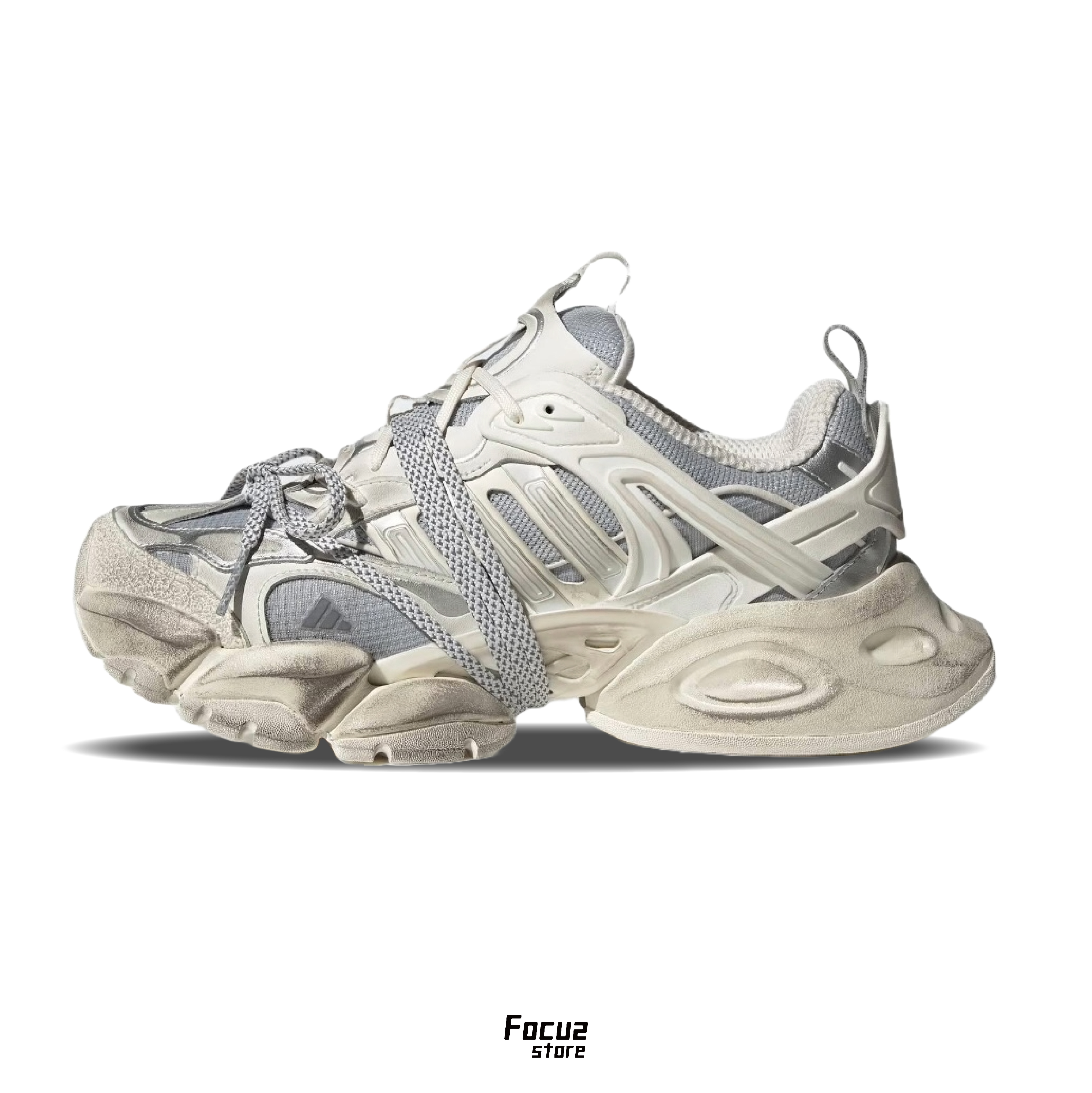 【Focus Store】預購 Adidas XLG Runner Deluxe "White Silver" 白銀 JS1588