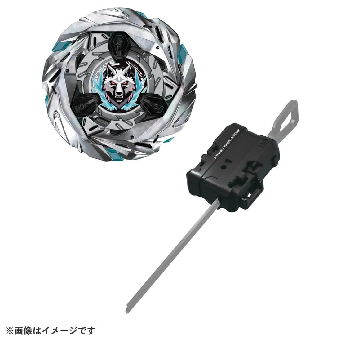 Takara Tomy 爆旋陀螺X BeybladeX Starter UX-08 白銀戰狼 3-80FB 套裝