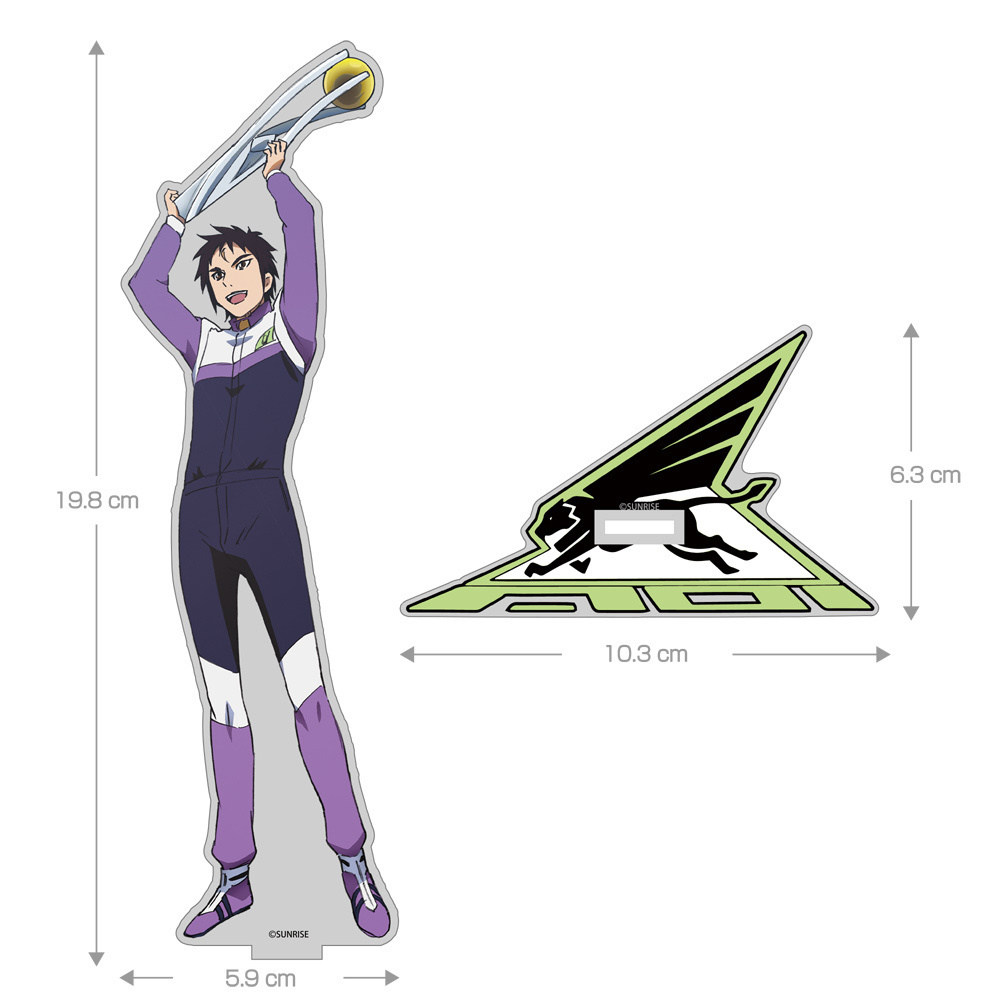 Cospa 1020 描き下ろし ブリード加賀 アクリルスタンド（大） [新世紀GPXサイバーフォーミュラSIN]