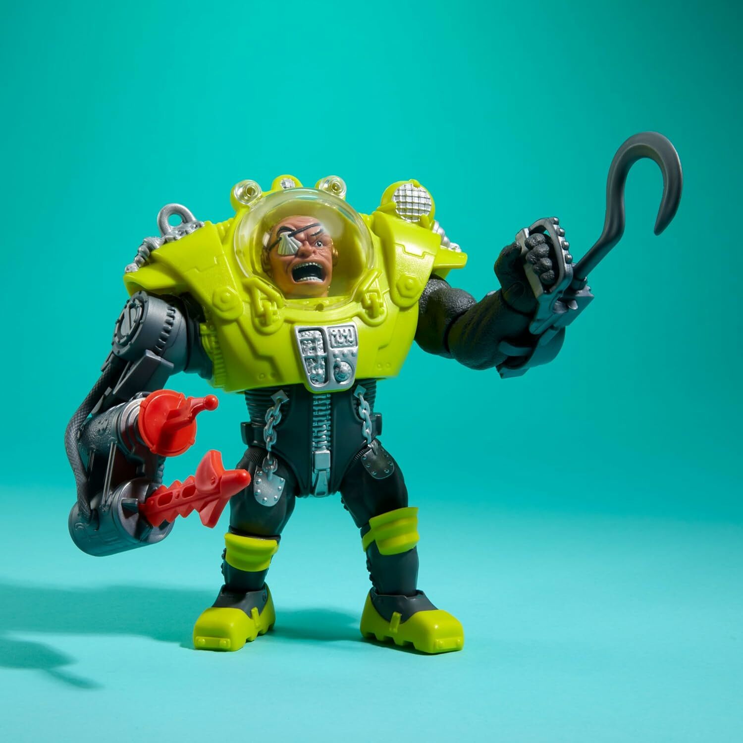 《 MATTEL 》 STREET SHARKS™ 6.5吋 鯊魚俠 30週年紀念系列 雙面博士 Dr Piranoid MOS24461