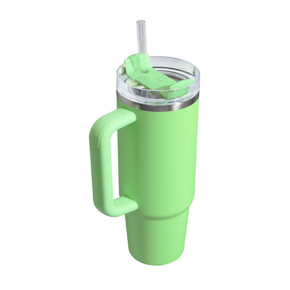 STANLEY 冒險系列 吸管隨手杯2.0 0.88L / 粉彩綠