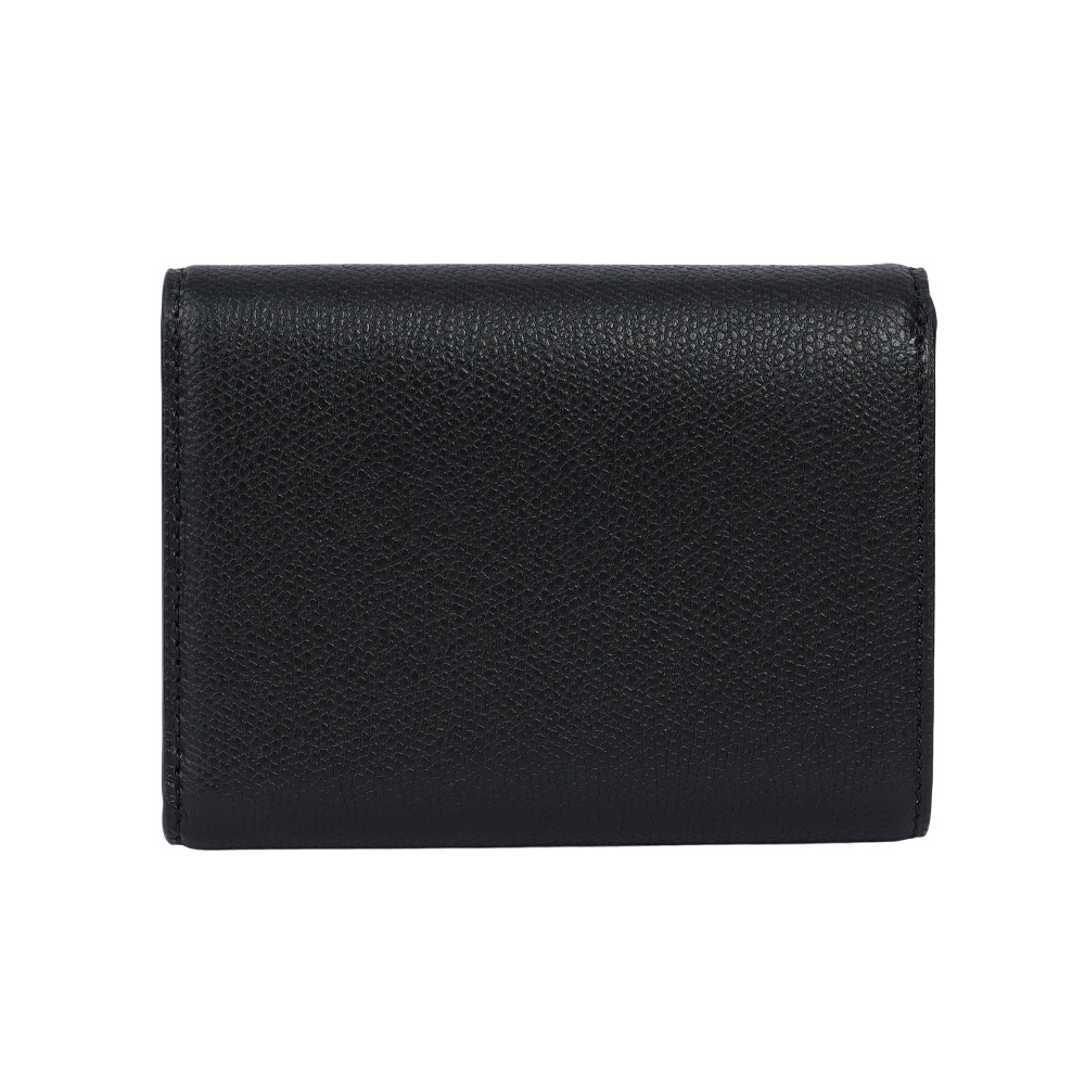 【Valextra】Iside 經典轉釦牛皮三折短夾(黑色)SGES0005028LOCPS99NN