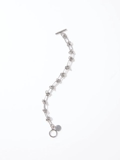 MIXTURE-MB010 純鋼三細圈結特殊鍊身手鍊(20cm)