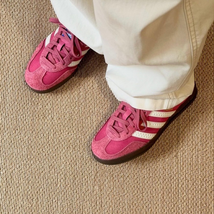 ADIDAS GAZELLE INDOOR 草莓粉 樹莓粉 粉紅 草莓熊 焦糖底 男女 德訓鞋