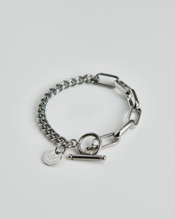 MIXTURE-MB017 雙鍊拼接純鋼手鍊(20)