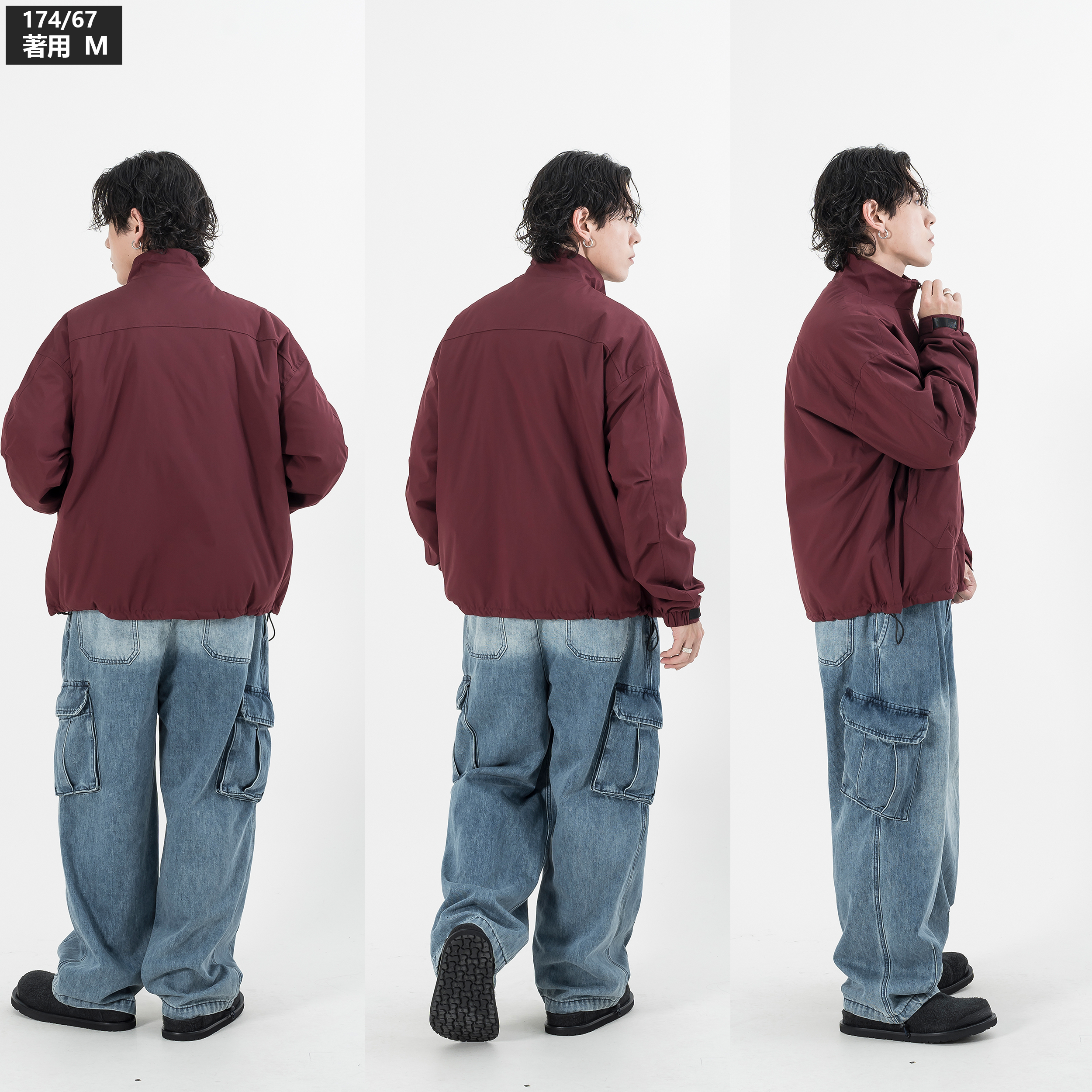 日本軍　外套 AGILITY Stand Collar Nylon Zip Jacket 立領尼龍登山外套[MJ55]