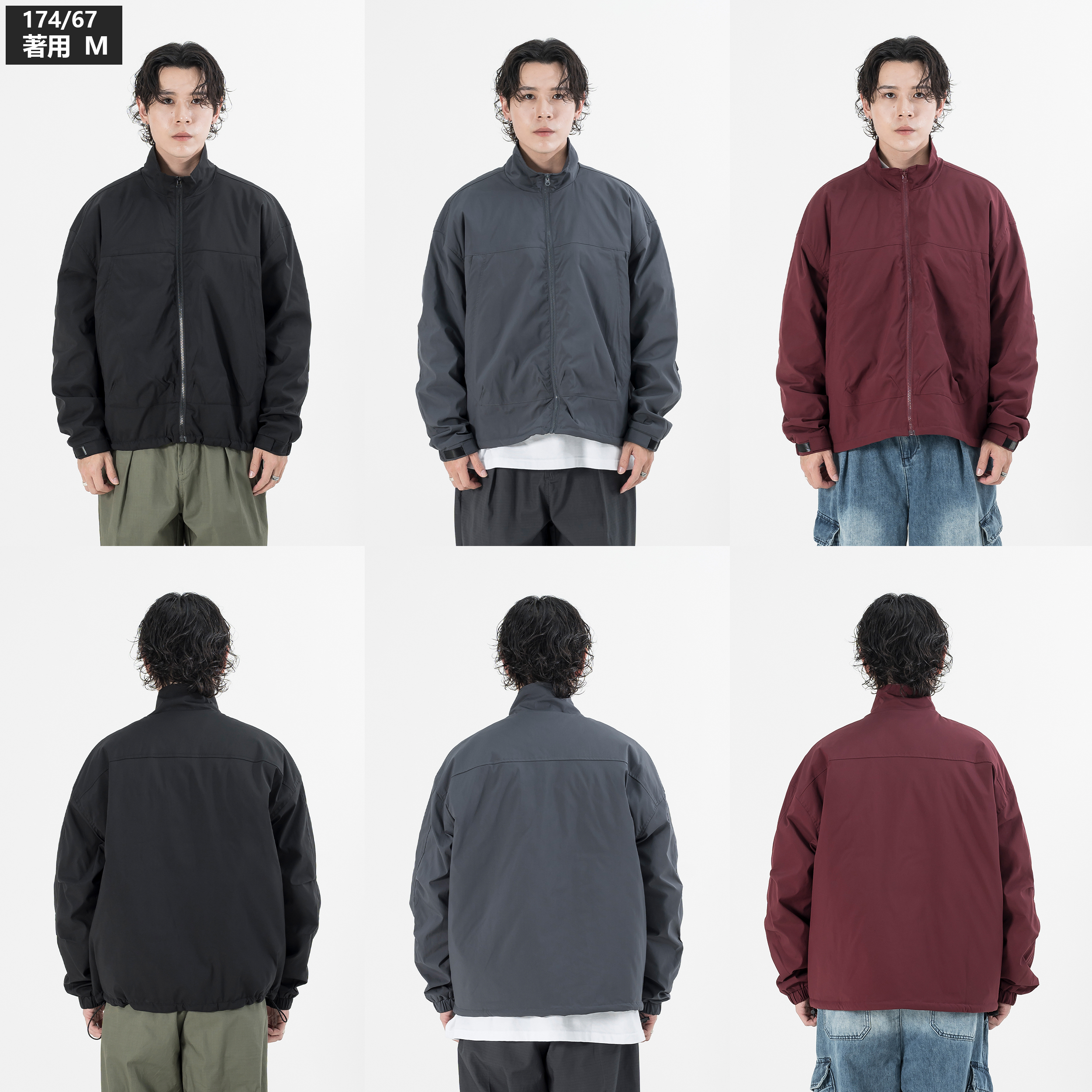 AGILITY Stand Collar Nylon Zip Jacket 立領尼龍 登山外套 [MJ55]