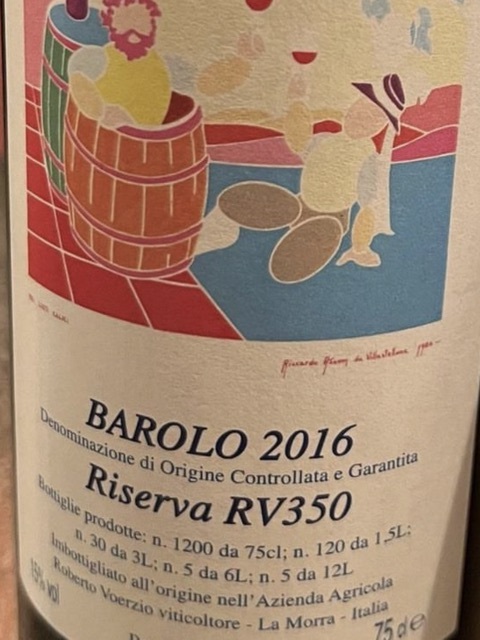 Roberto Voerzio Barolo Riserva RV350 2017