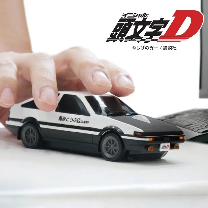 日本授權精品 - 頭文字D TOYOTA AE86 無線滑鼠 贈原作滑鼠墊