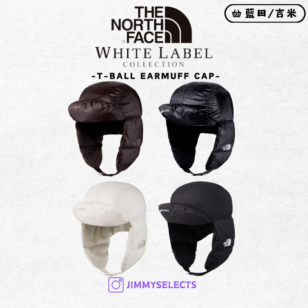 【代購】THE NORTH FACE 北臉 白標 T-BALL 遮耳帽 保暖 飛行帽 帽子 NE3CQ53