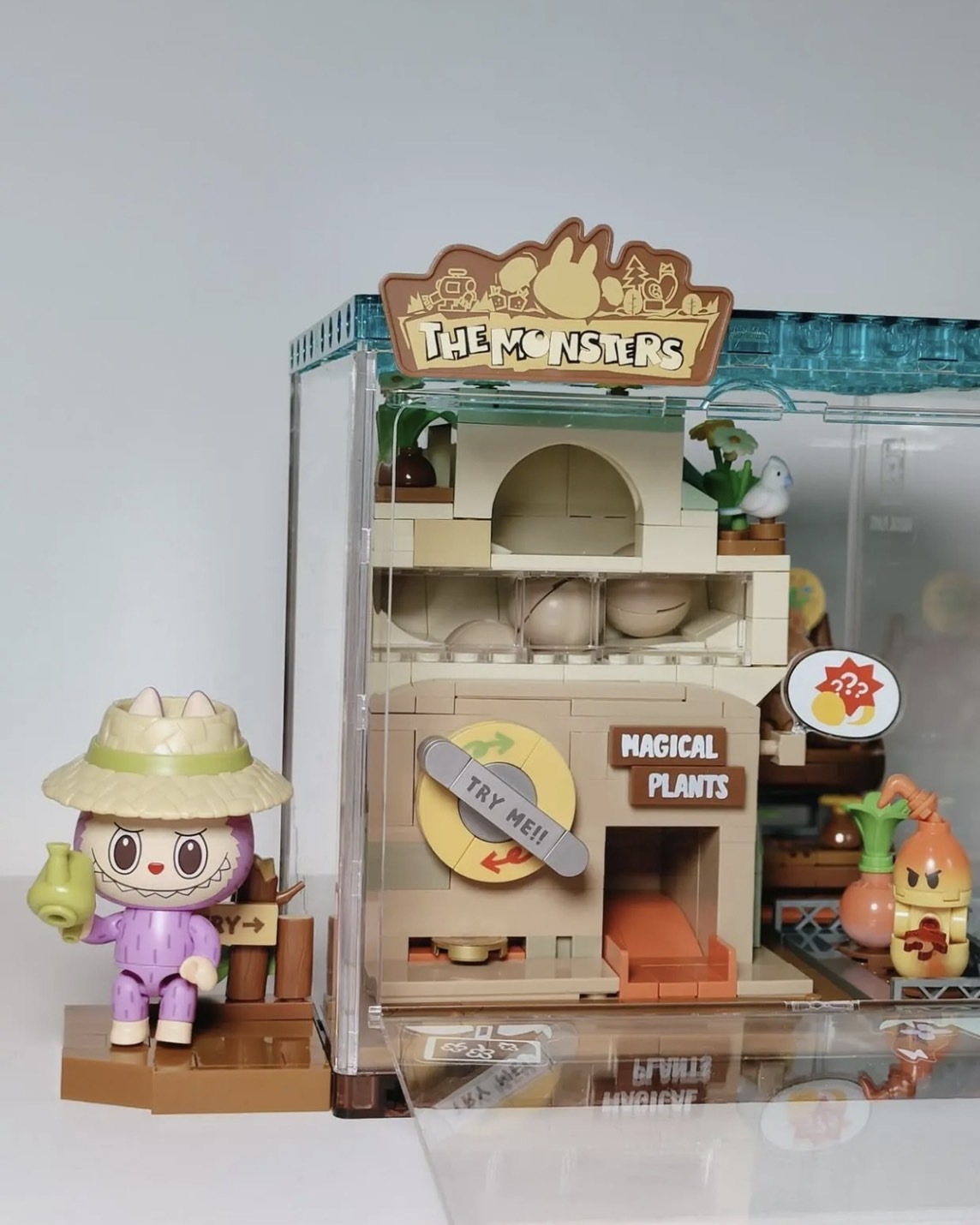 POPMART LABUBU THE MONSTERS 森林秘密基地系列積木二期泡泡瑪特