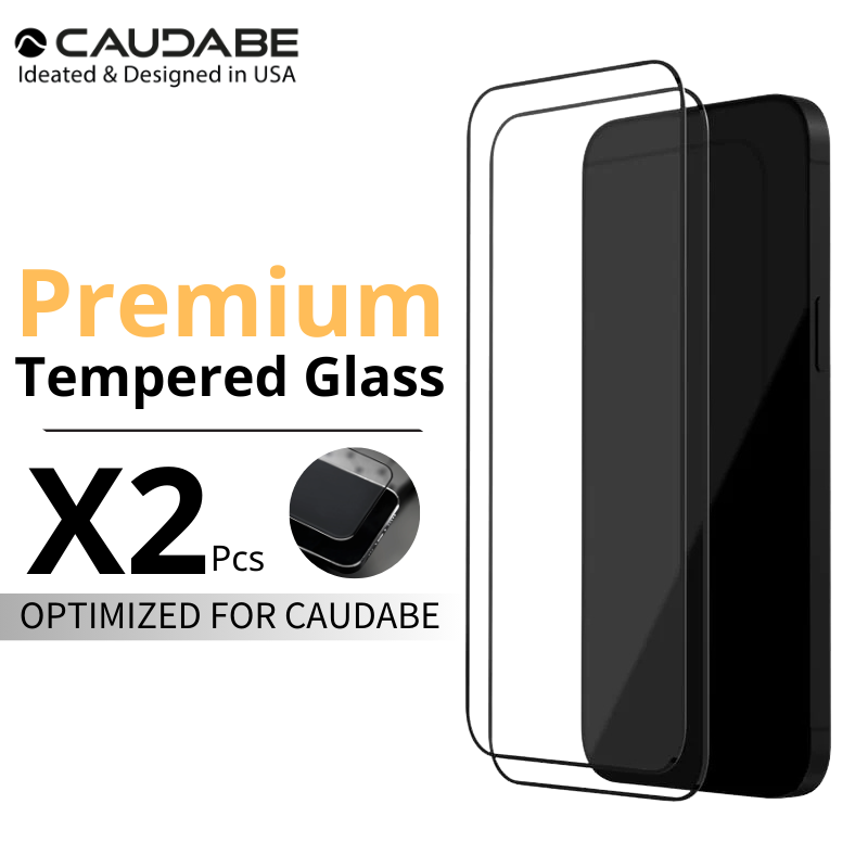 Caudabe Crystal Shield (兩件裝) iPhone 16 Pro Max