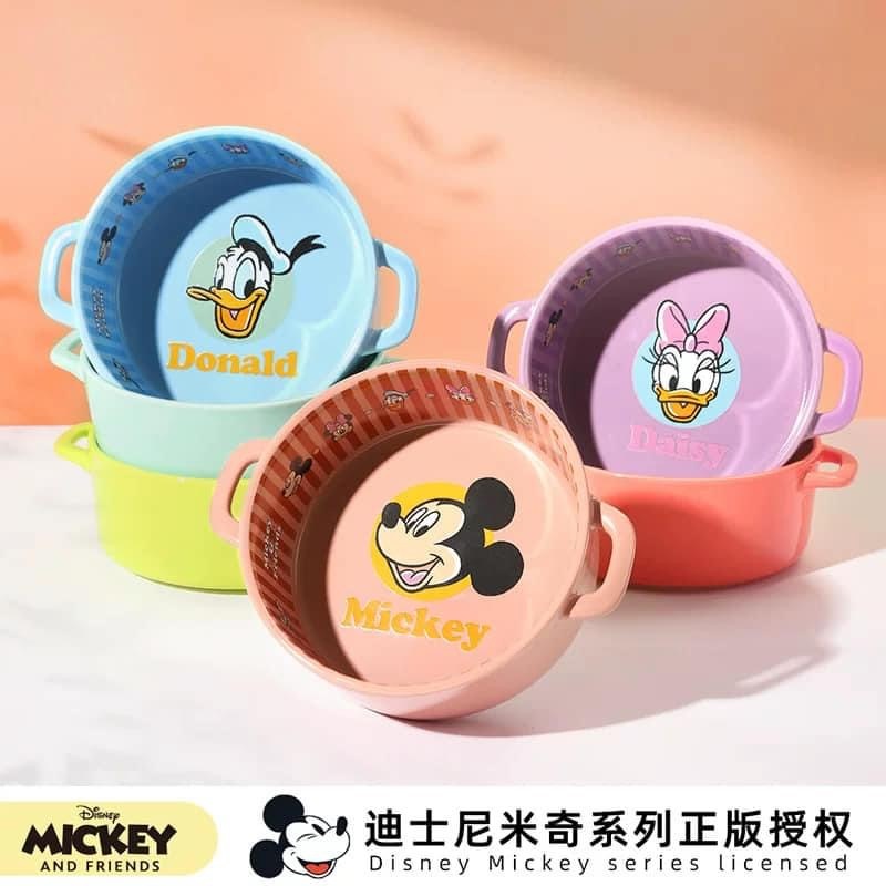 正品迪士尼米奇系列  陶瓷碗+MICKEY木架