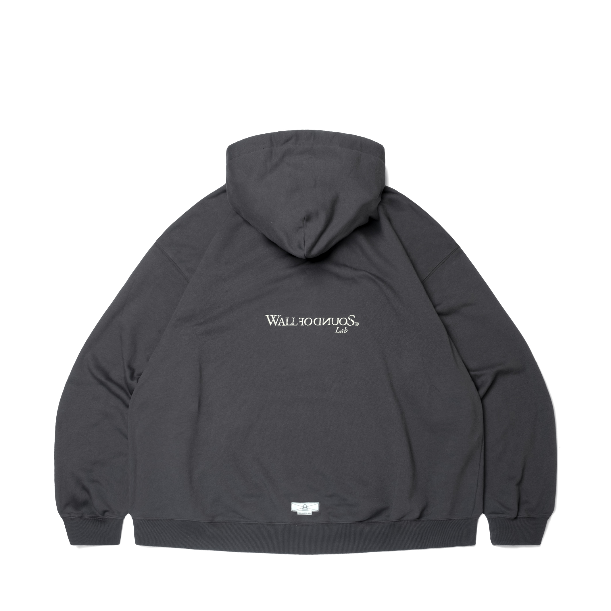 Wall of Sound - 3:40/“VELOURIA” WS-LAB Logo Hoodie - Ash Grey