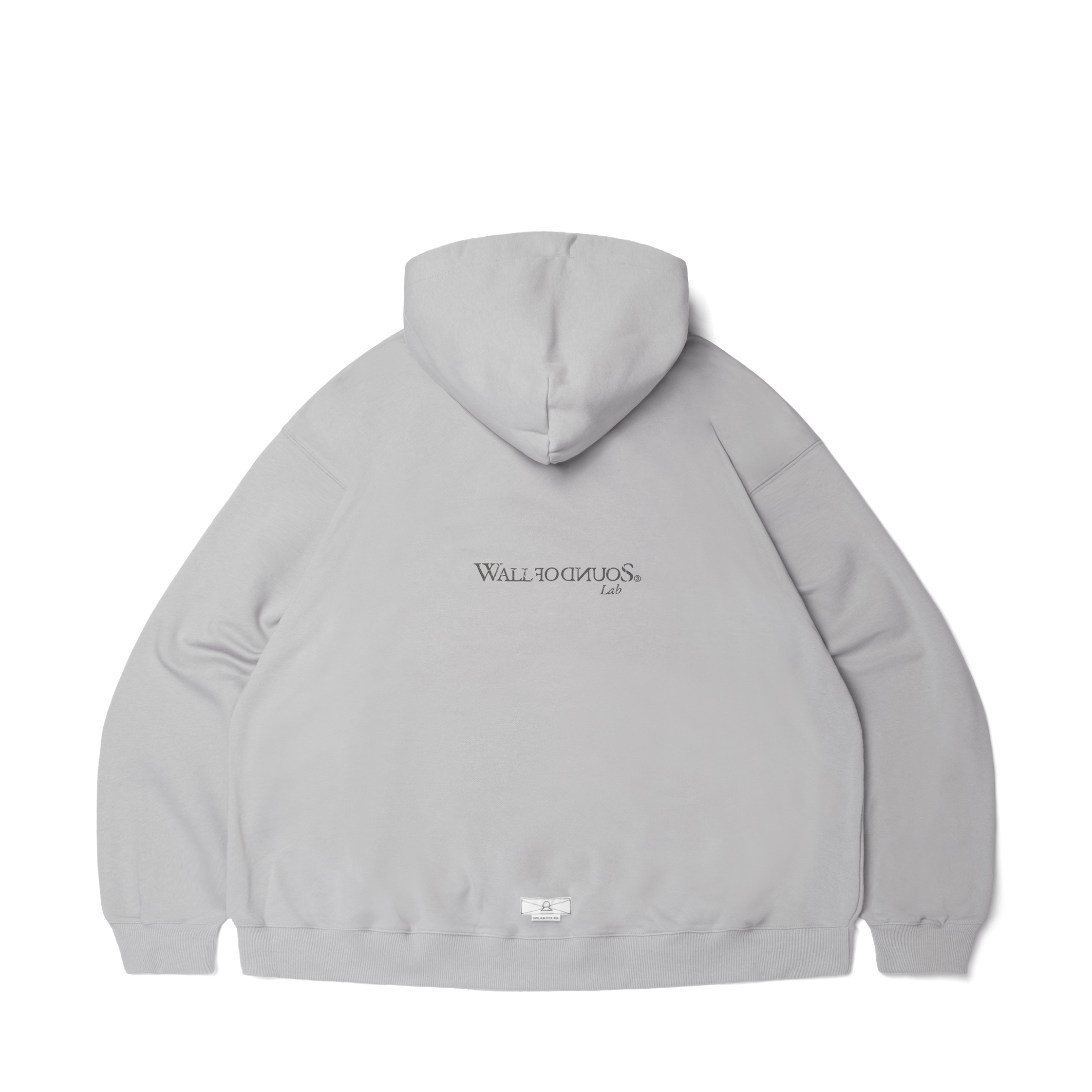 Wall of Sound - 3:40/“VELOURIA” WS-LAB Logo Hoodie - Light Grey