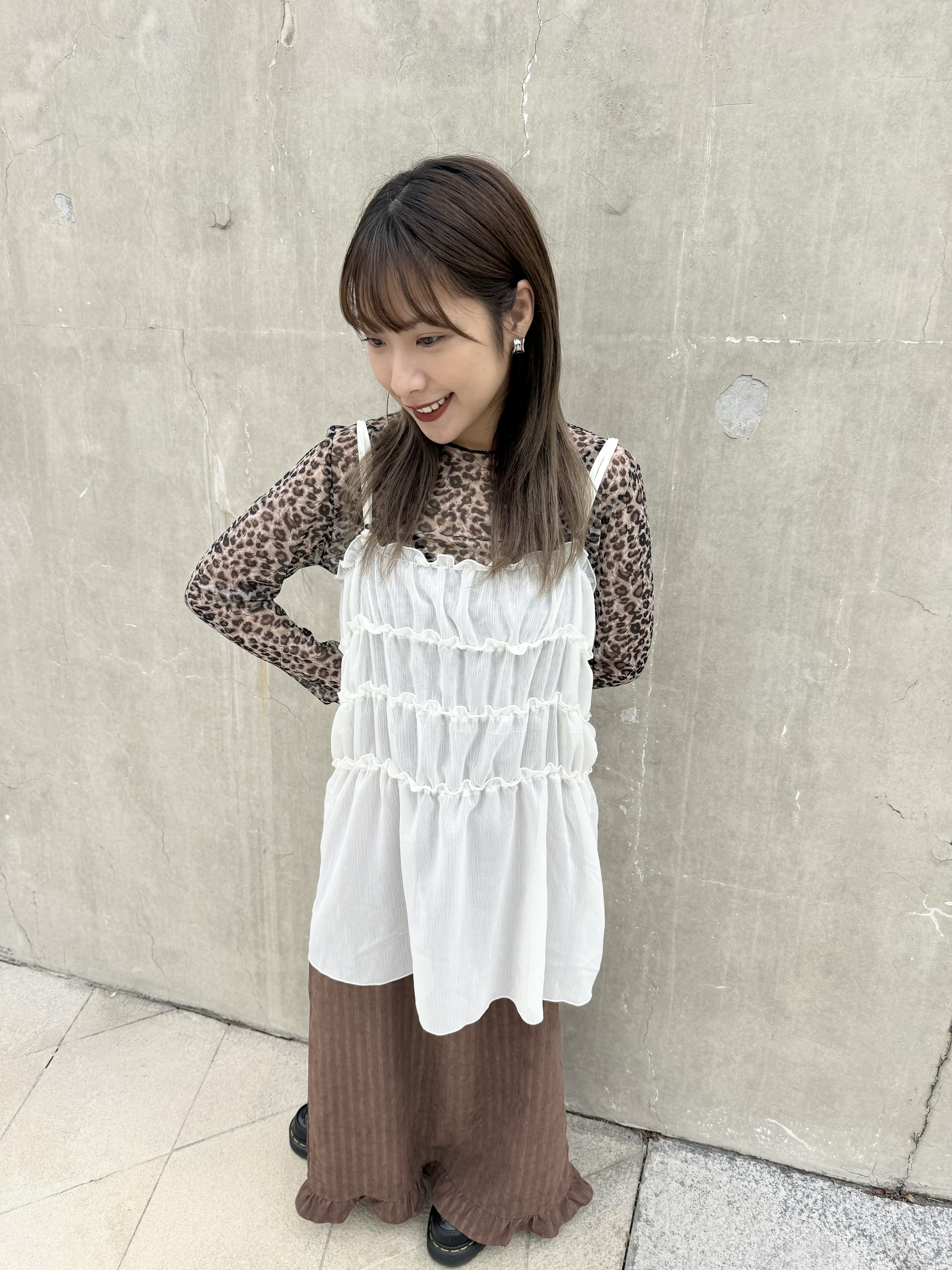 日系感！三層紗紗長LAYER