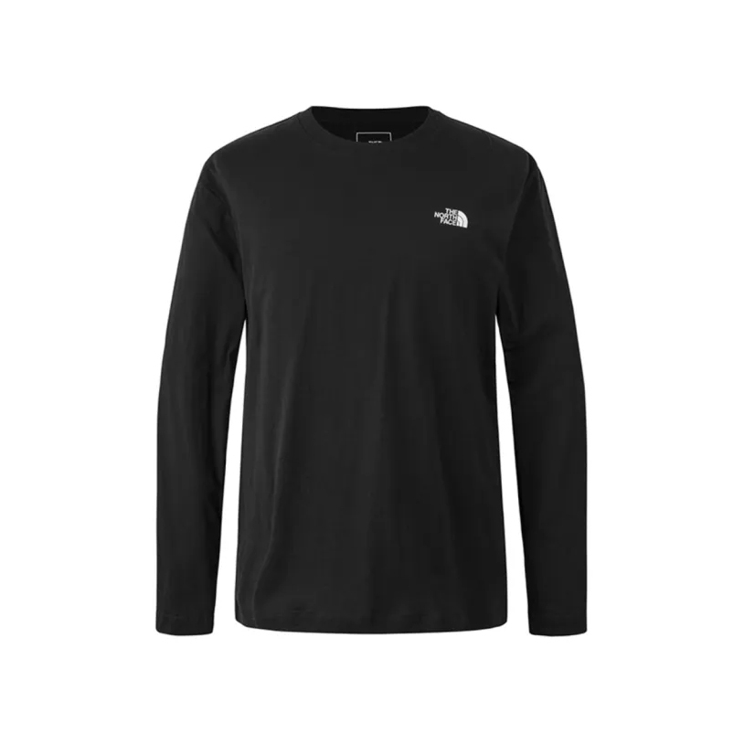 -(E6c05)-THE NORTH FACE M BOX NSE L/S RLX TEE 素面 薄長T 長袖 -NF0A8AT8-白(FN4)/黑(JK3)