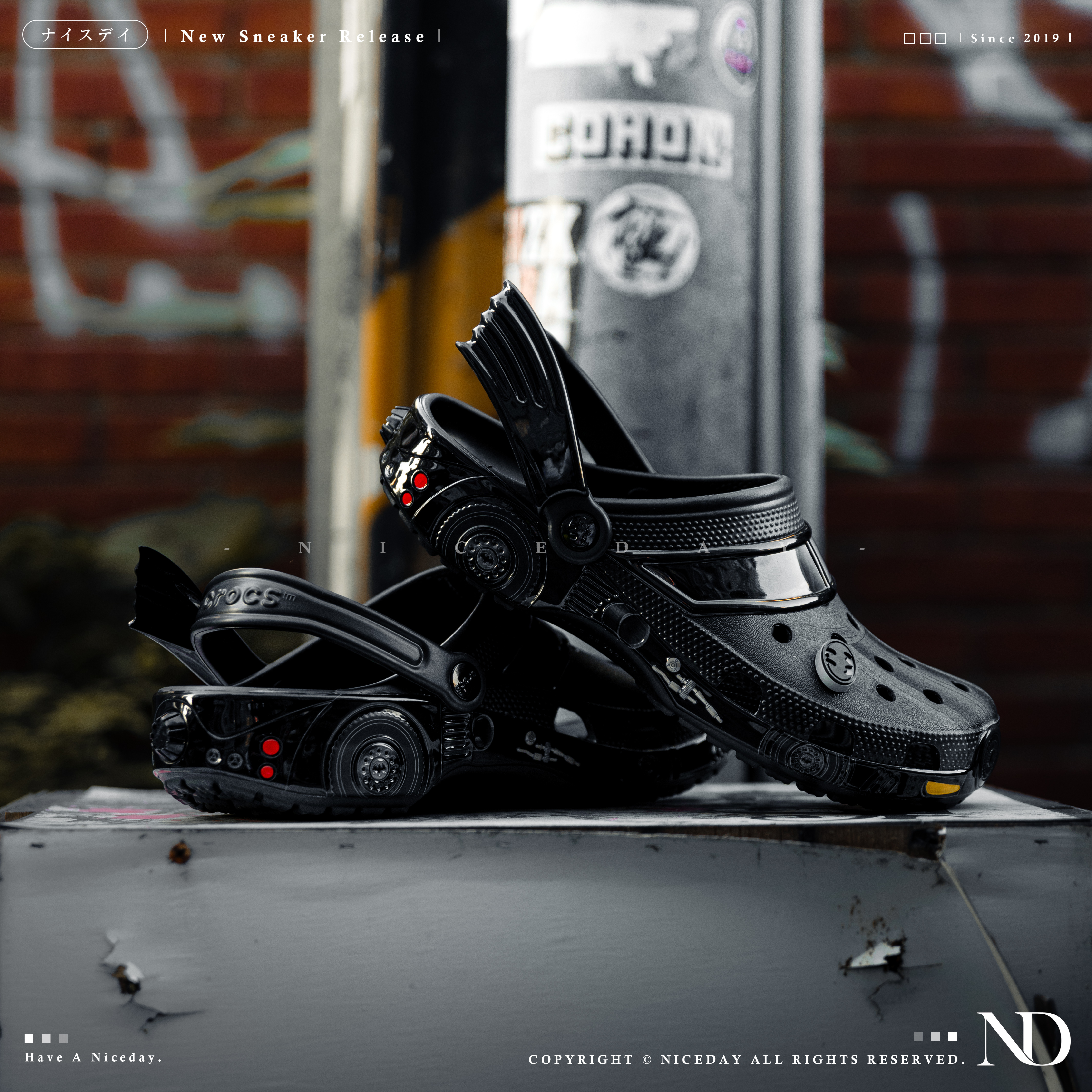 NICEDAY 代購 BATMAN 蝙蝠俠 聯名 Crocs Classic Crush 洞洞鞋 DC 英雄 蝙蝠車