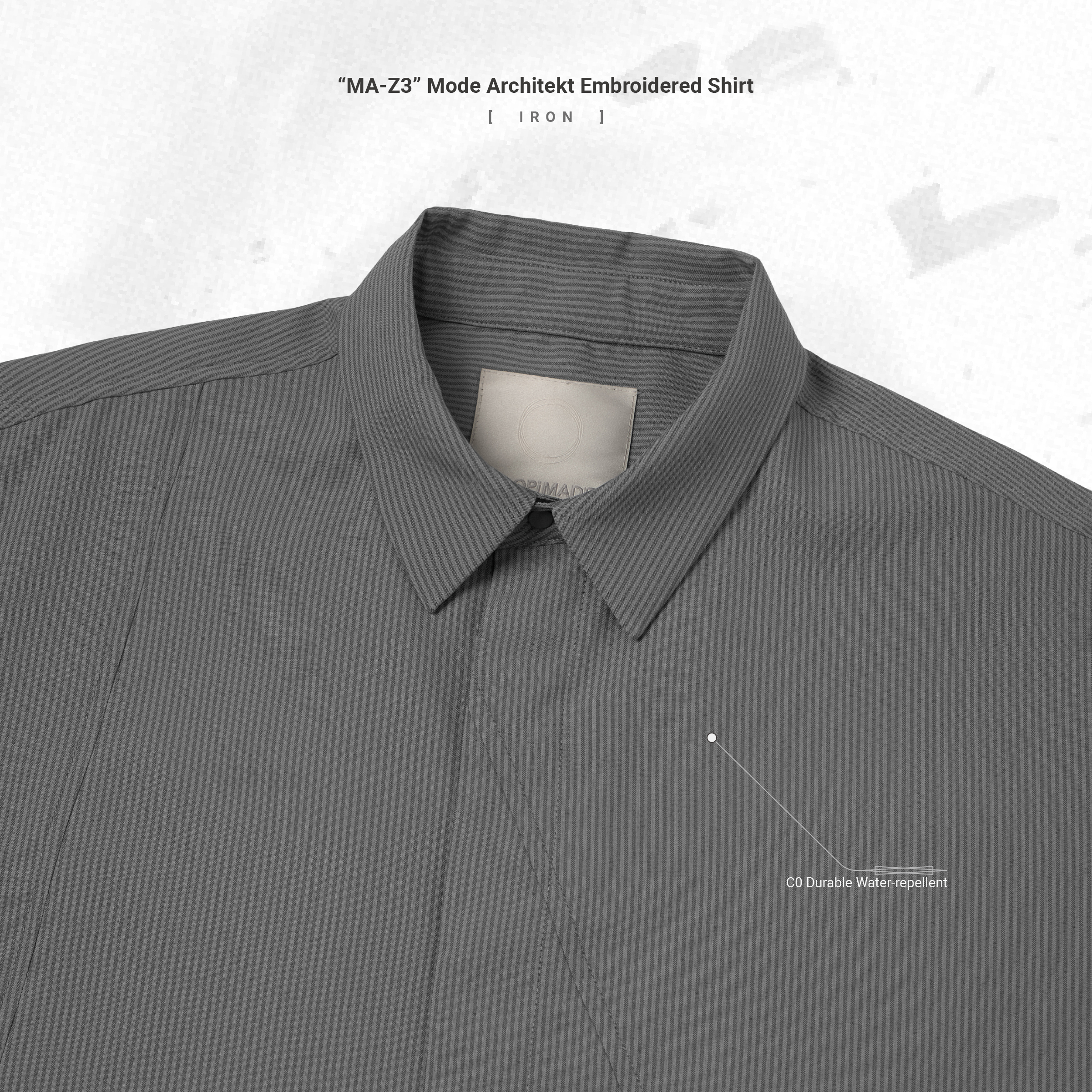 “MA-Z3” Mode Architekt Embroidered Shirt GOOPiMADE - “MA-Z3” Mode Architekt Embroidered Shirt | HBX