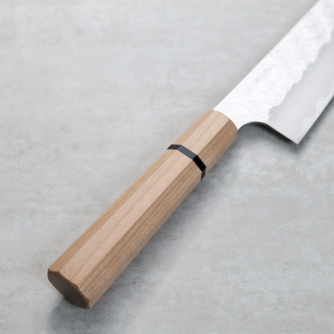 二唐刃物　磨き槌目 STRIX 牛刀　240 二唐刃物磨き槌目 STRIX 牛刀240