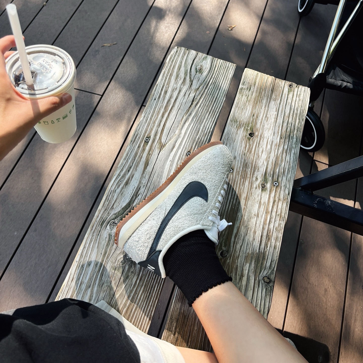 Nike Cortez 日本新發售 燕麥奶油 黑勾 阿甘 阿甘鞋 FJ2530-102