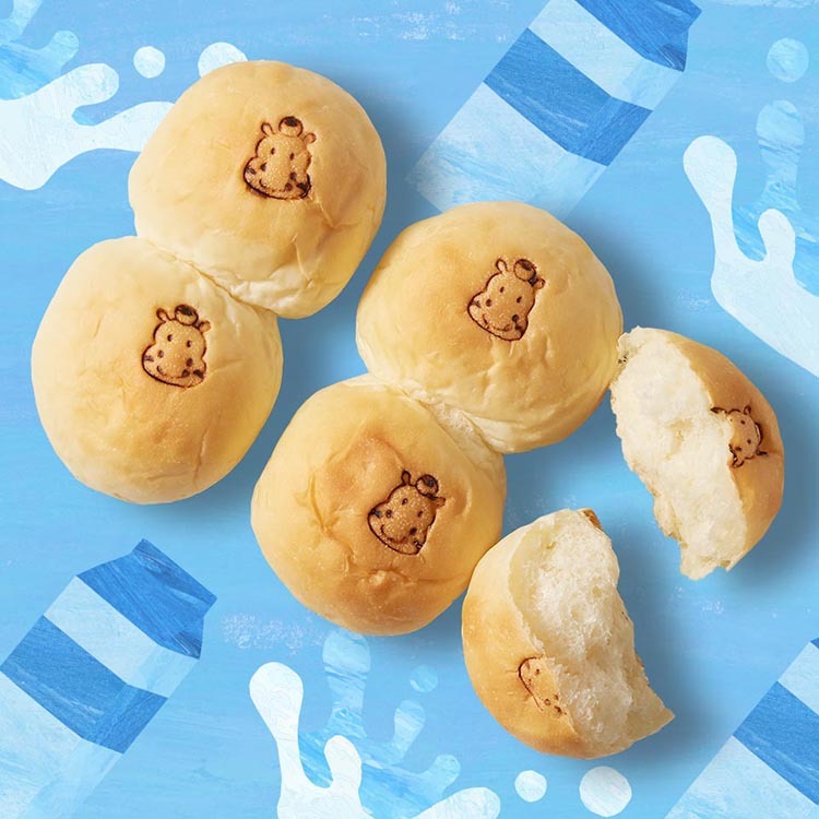 【迷你闆Cheryl開團】小河馬麵包-原味鮮奶（6入）