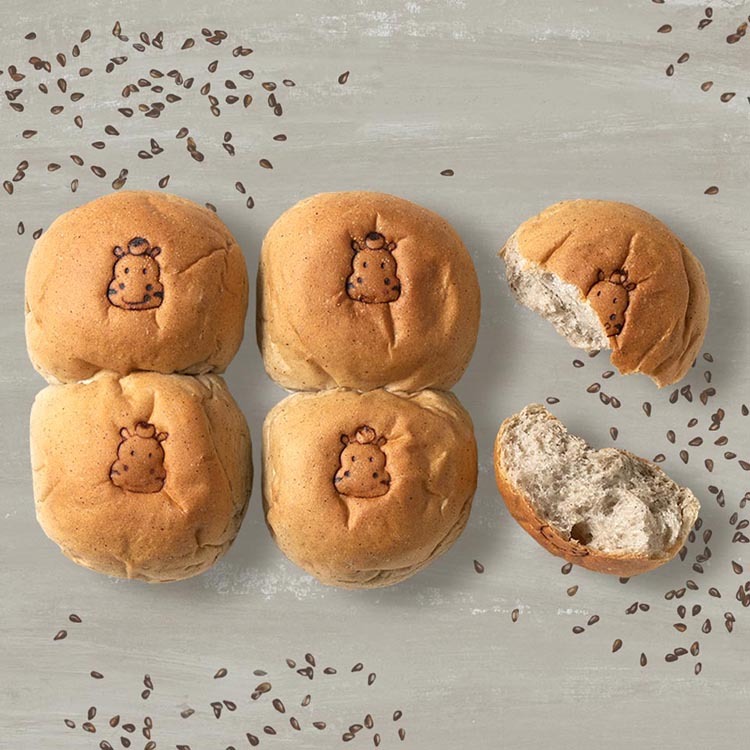 小河馬麵包-米森芝麻（6入）