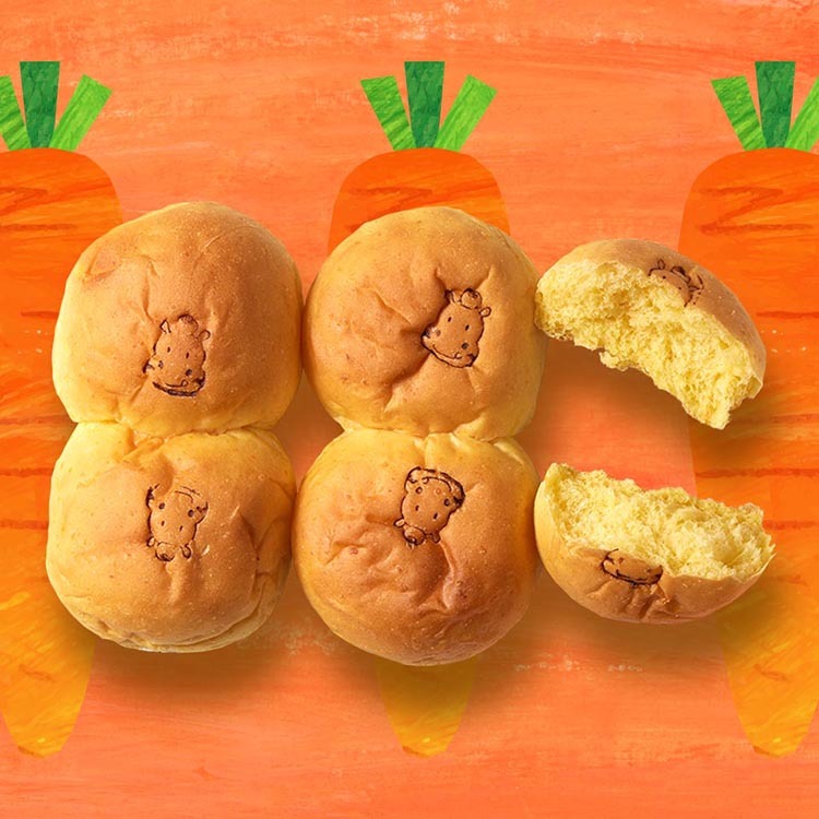 小河馬麵包-蘿蔔紅紅（6入）