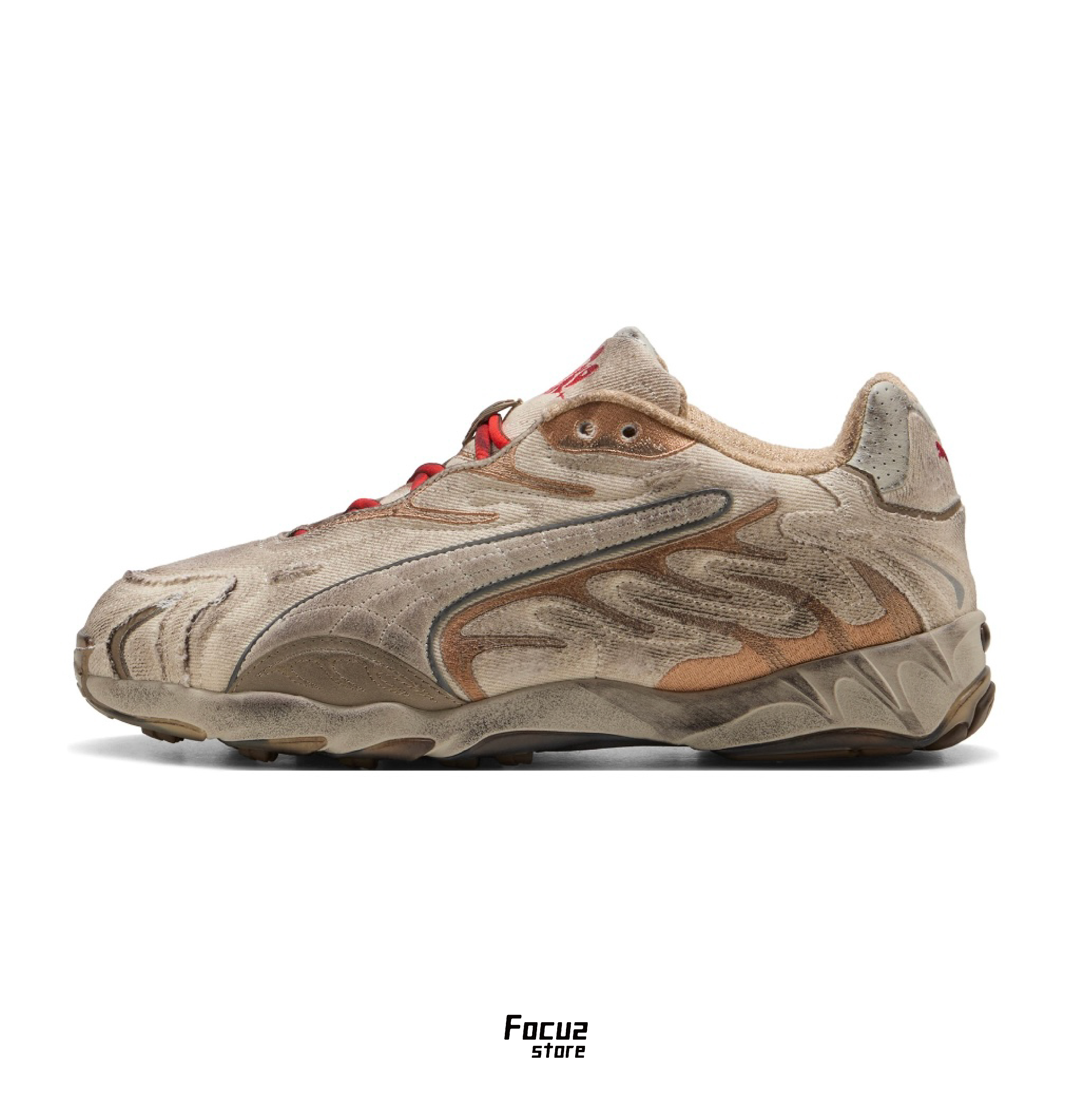 【Focus Store】預購 A$AP Rocky x Puma Inhale "Distressed Pack - Alpine Snow" 米色 401624-01