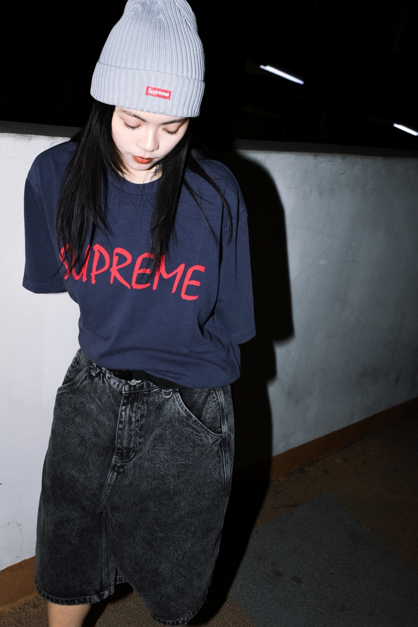 ☆ETW☆【EASY TO WEAR】SUPREME 25SS OVERDYED BEANIE 小Logo BOX 針織 毛帽 現貨