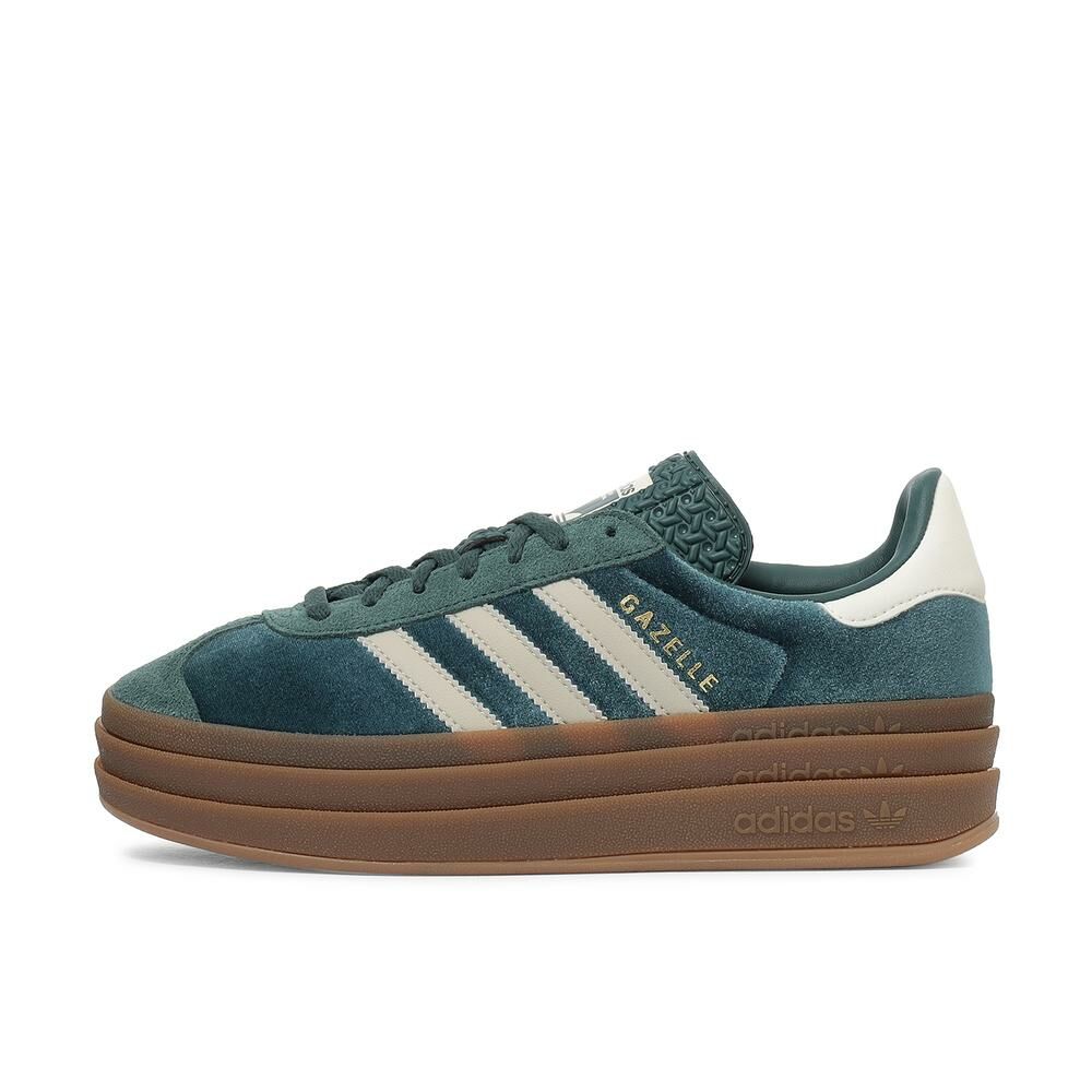Adidas Originals Gazelle Bold 日本新發售 聖誕綠 天鵝絨 厚底 增高 IG4391