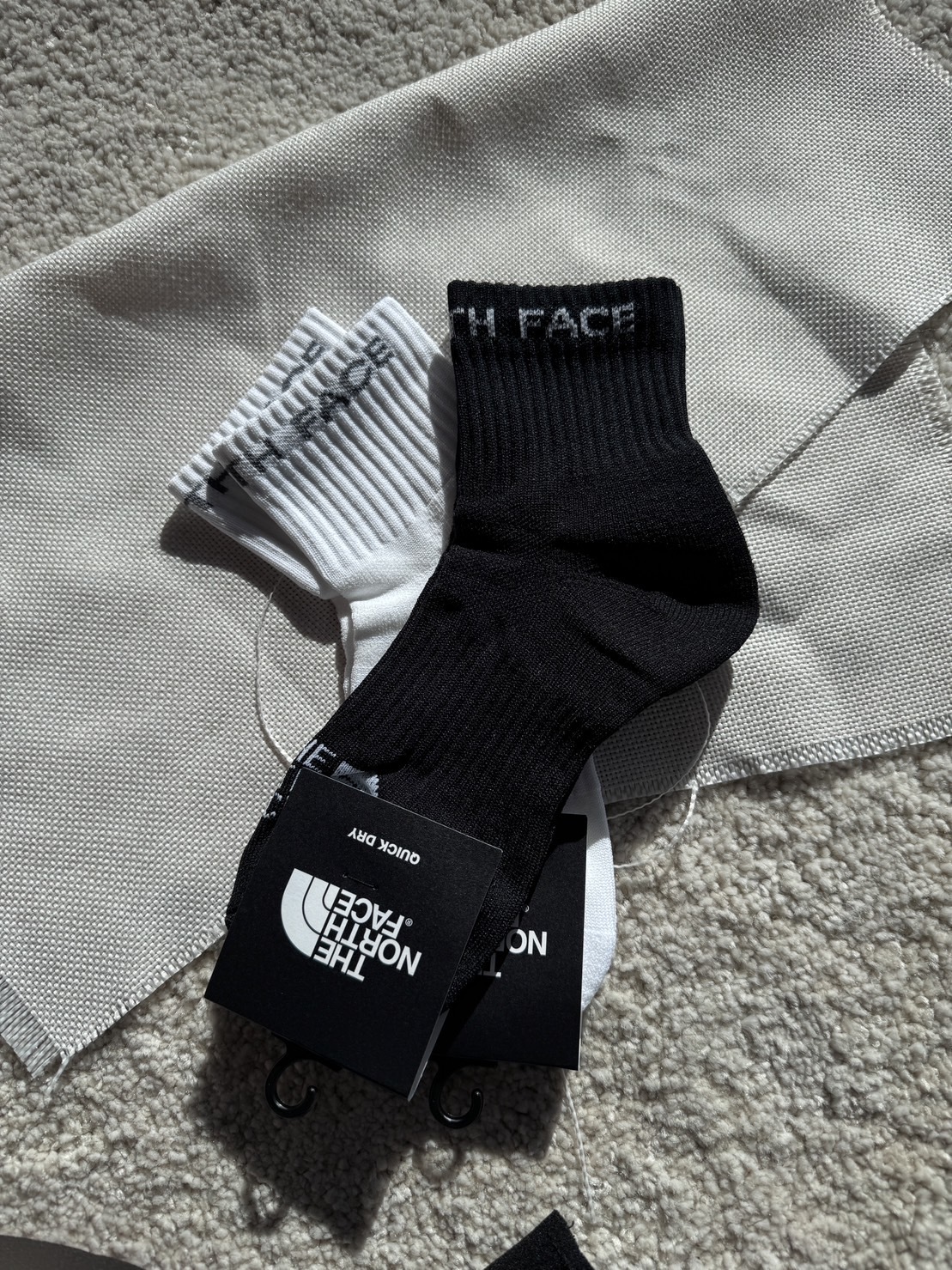 【現貨】 THE NORTH FACE 復古運動襪 透氣快乾 韓國 北臉 北面 白標 襪子男女 中性