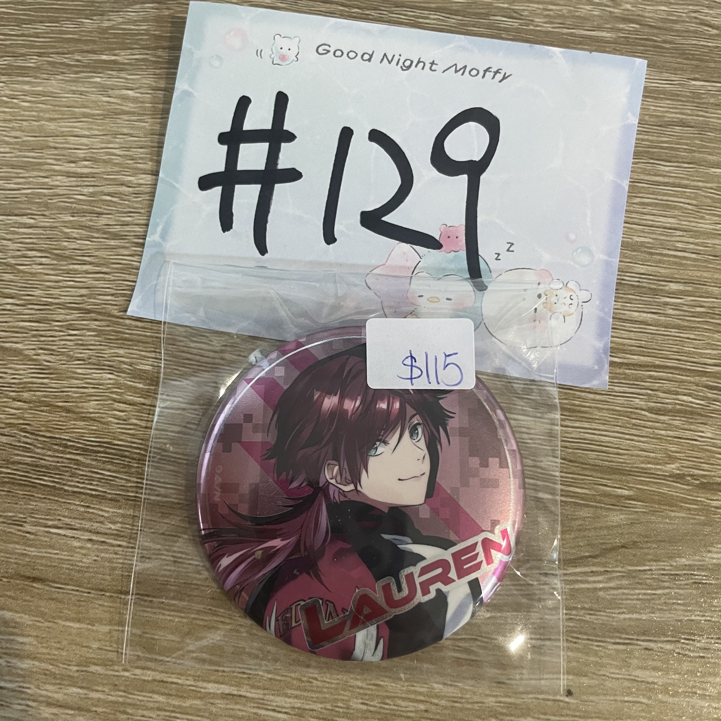 彩虹社 LAUREN  襟章#129