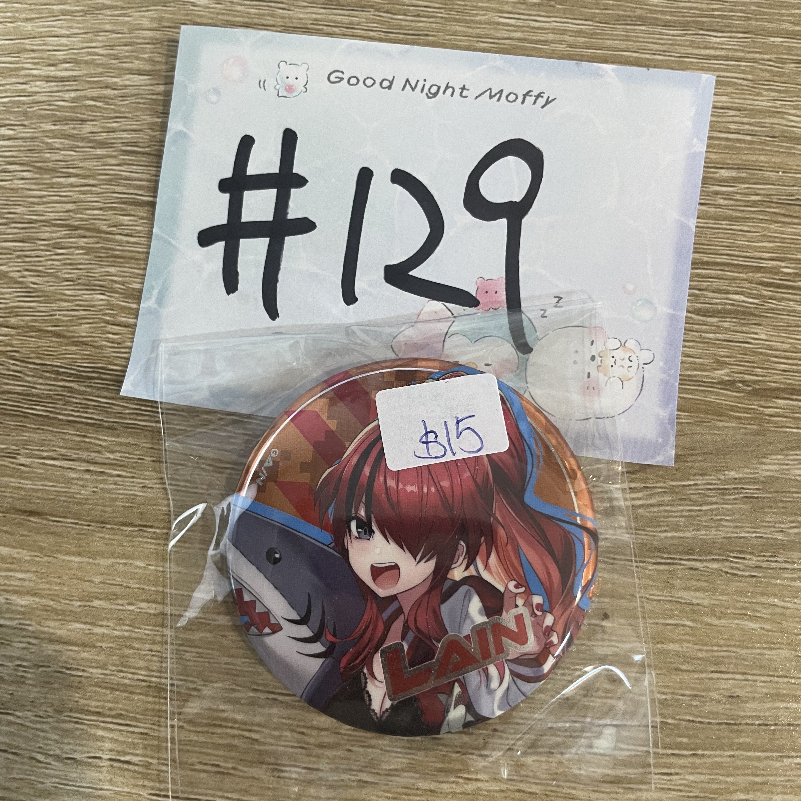 彩虹社 LAIN  襟章#129