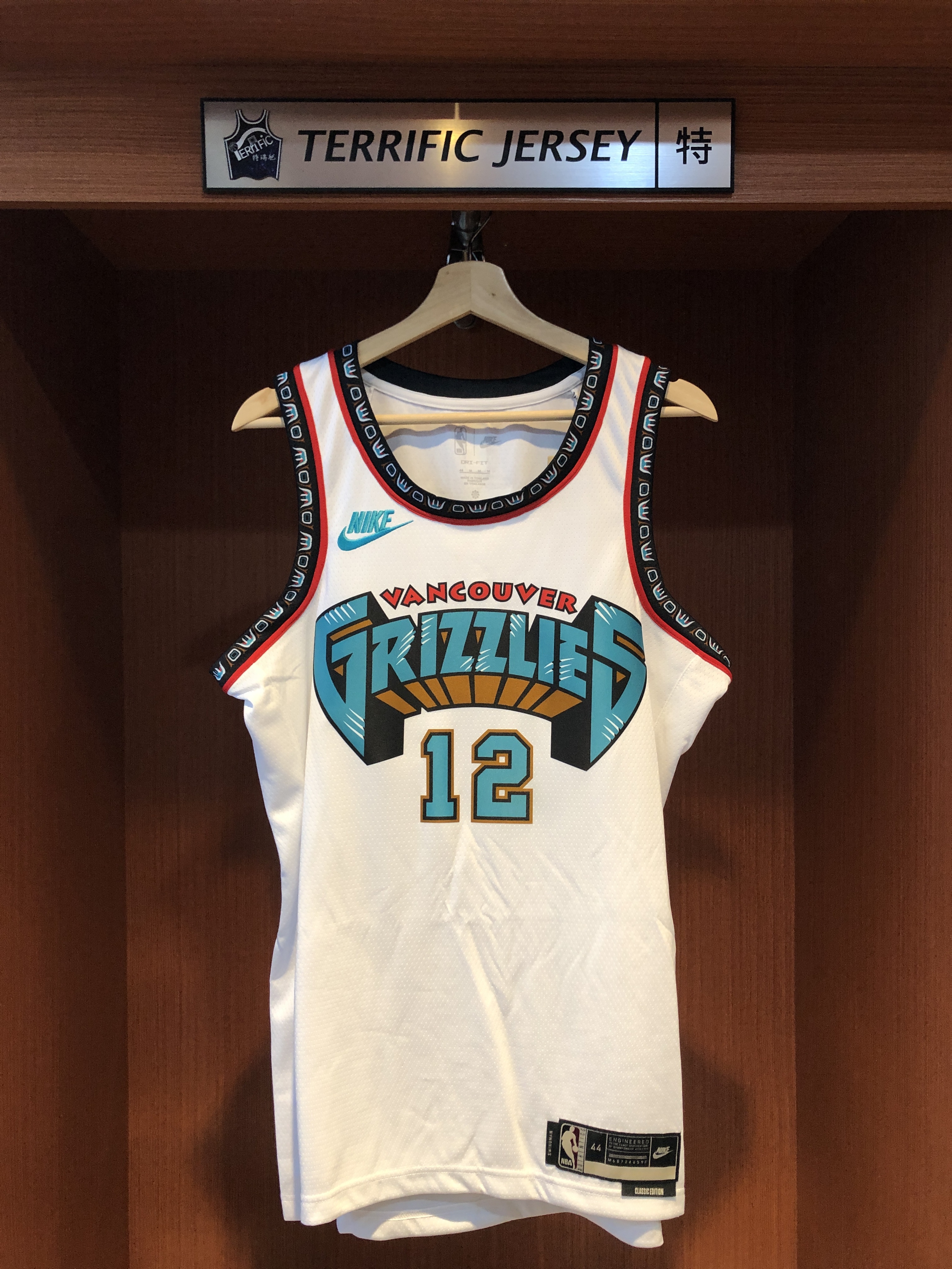 NBA球衣 Ja Morant 曼菲斯灰熊復古白 HWC Nike Swingman 球迷版 熱轉印 全新