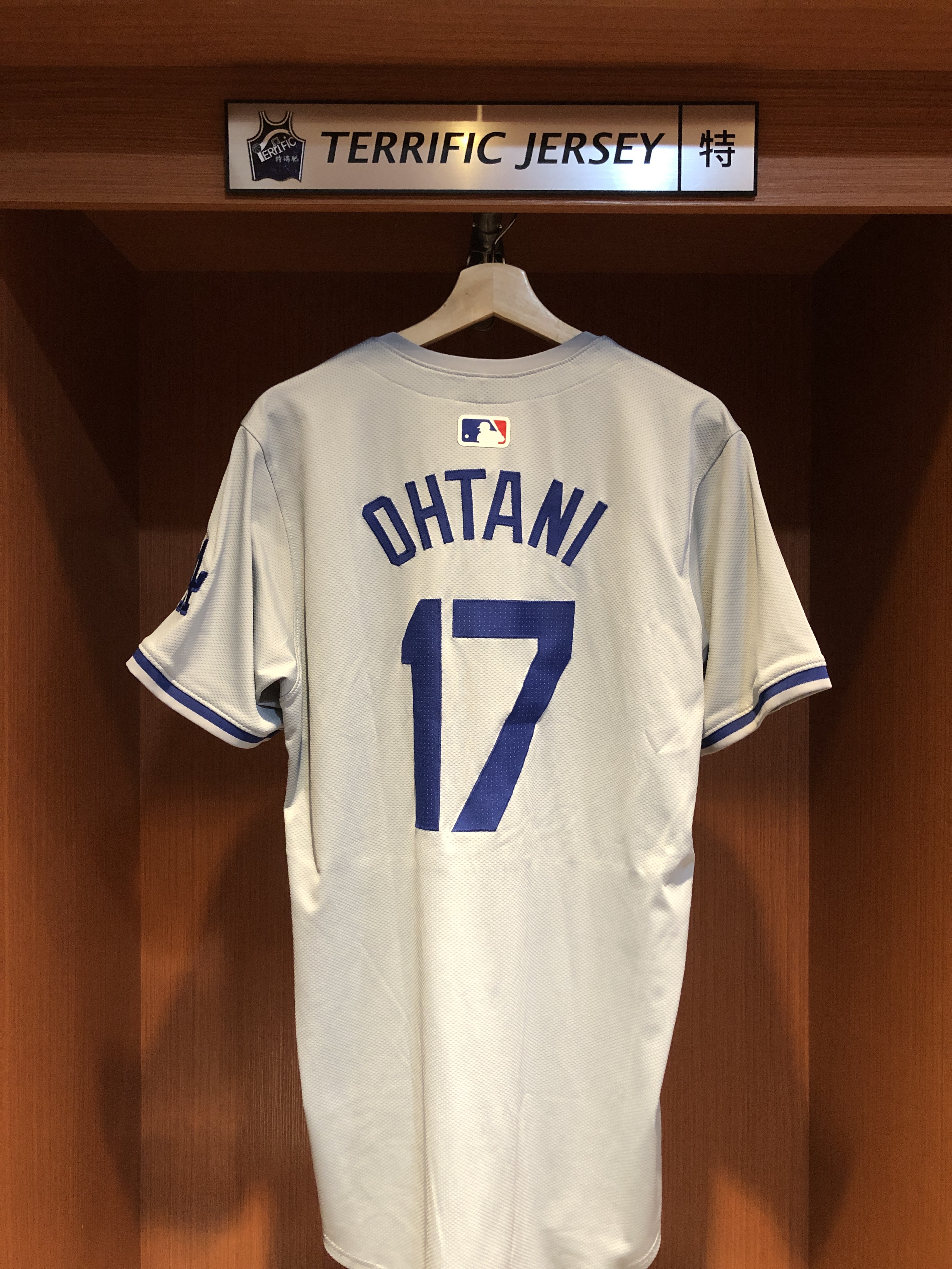 MLB球衣 Shohei Ohtani 洛杉磯道奇灰 草寫 大谷翔平 Nike Elite Player Name Jersey 球員版 電繡 全新