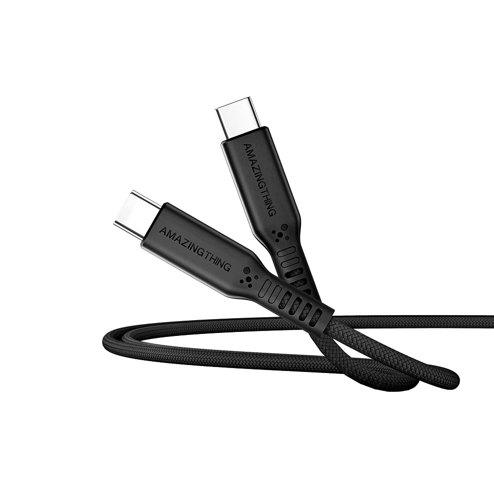 AMAZINGthnig Speed Pro USB-C 轉 USB-C 60W 電線 | 1.1m（黑色）