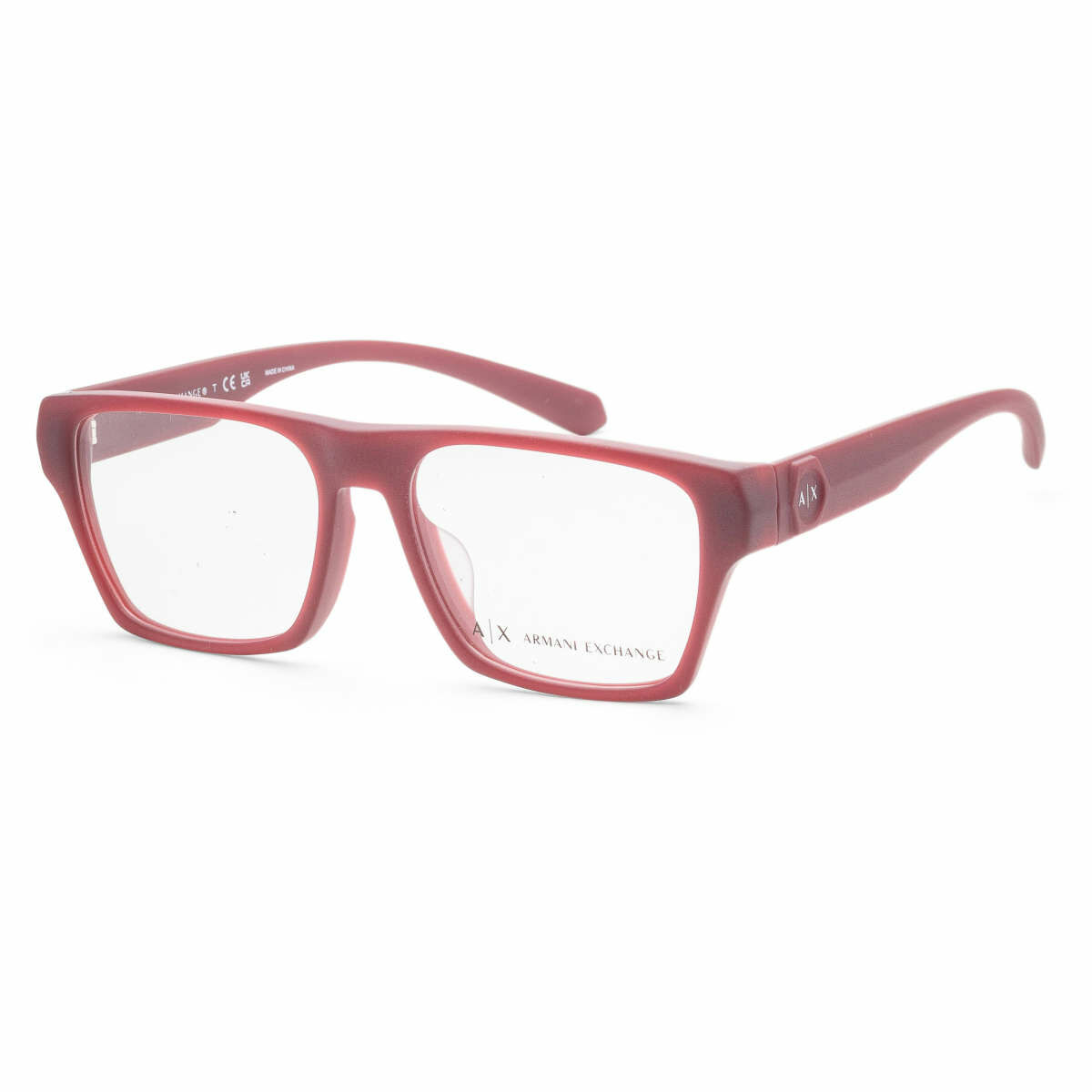 (預購)【Armani Exchange】AX3097F-8274-55 男士 紅色 枕型框 光學眼鏡